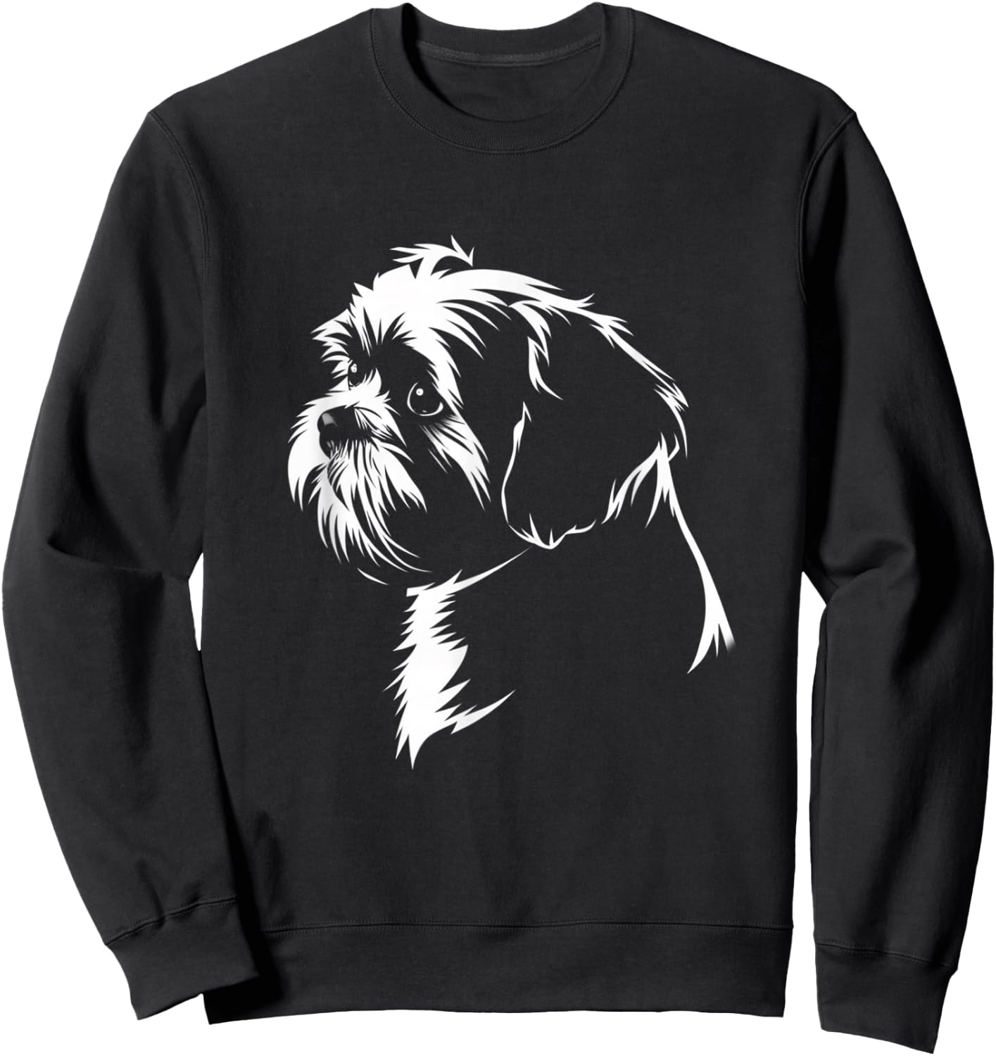 Shih Tzu Dog Sweatshirt - Sweatshirt | Black