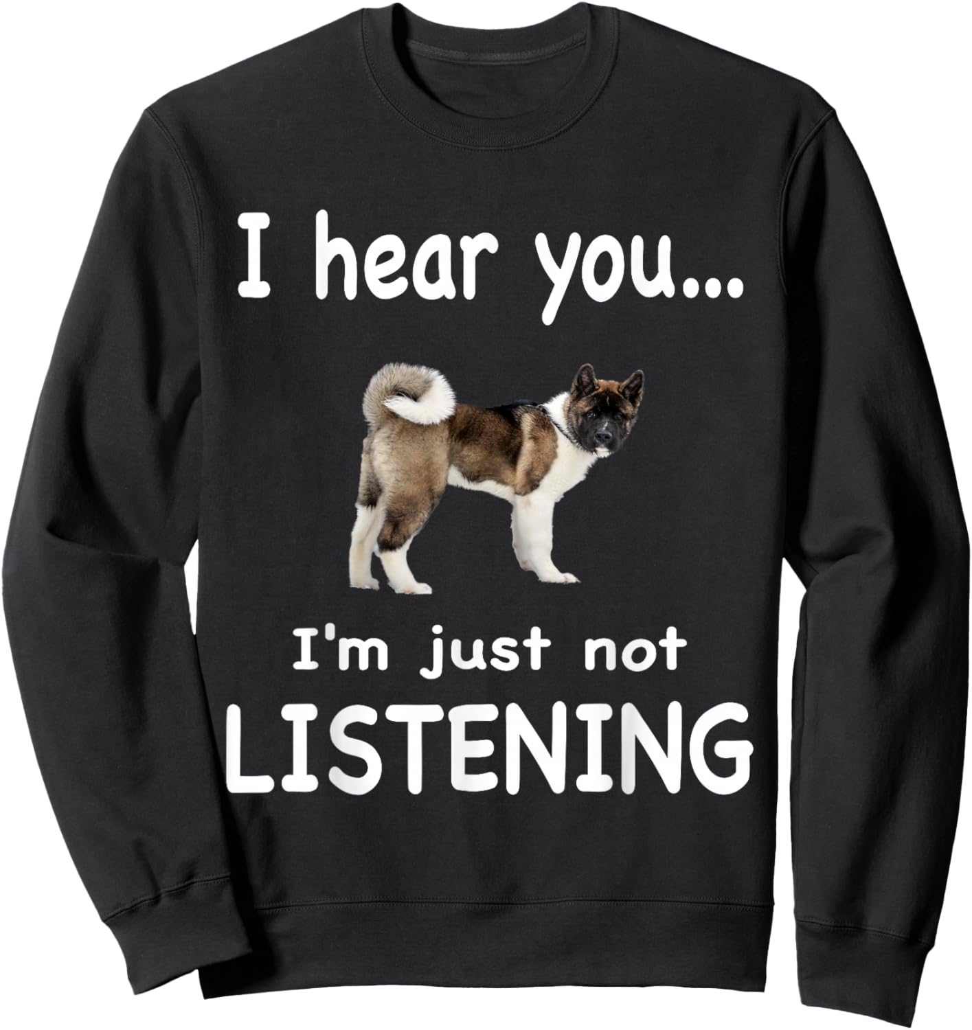 American Akita Dog - American Akita Sweatshirt - Sweatshirt | Black
