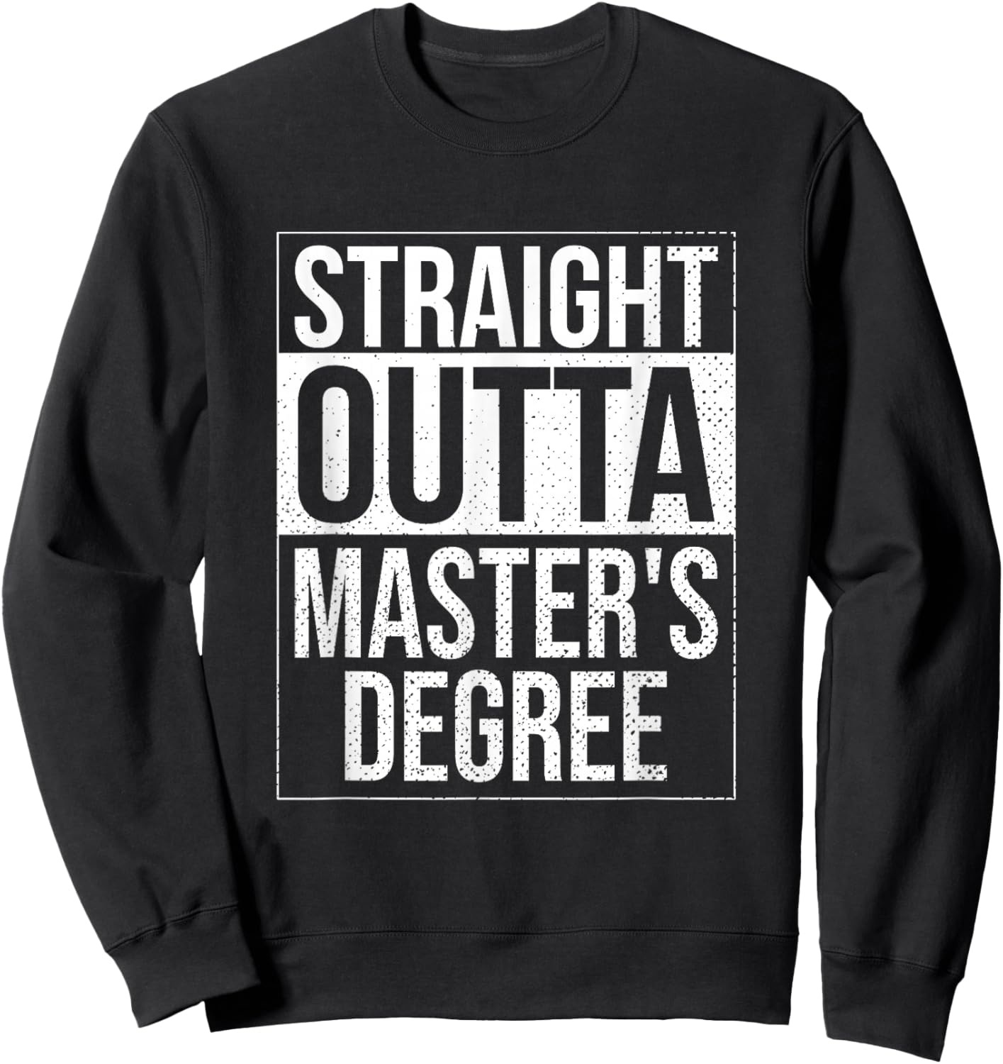 Masters Degree Graduation Mastered It Funny MBA Graduation Sweatshirt - Sweatshirt | Black