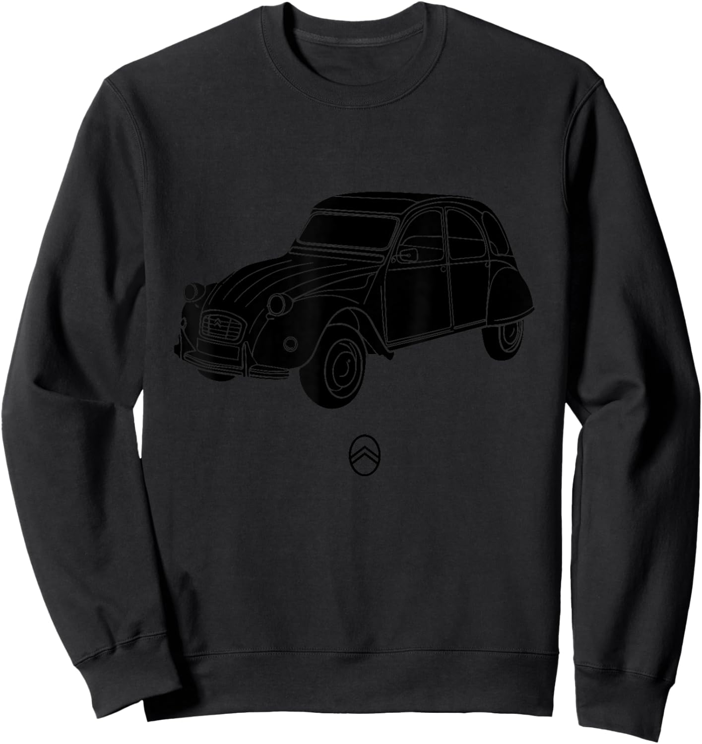 Citroën 2CV Angle Black Fill Sweatshirt - Sweatshirt | Black