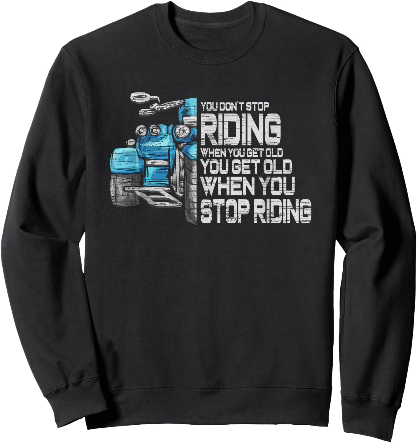Motorcycle Trike Motortrike Three Wheeler Biker Quote Gift Sweatshirt - Sweatshirt | Black