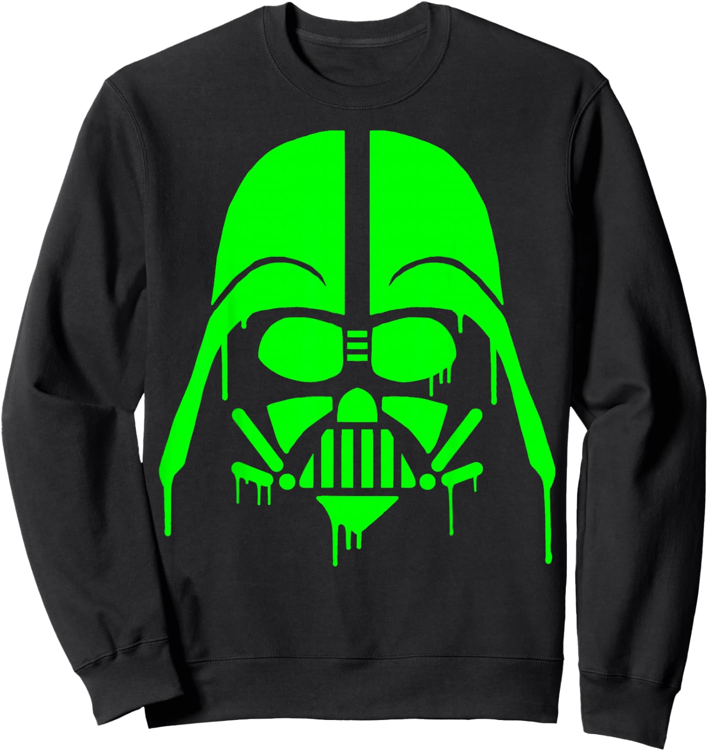 Star Wars Neon Green Oozing Vader Standard Sweatshirt - Sweatshirt | Black