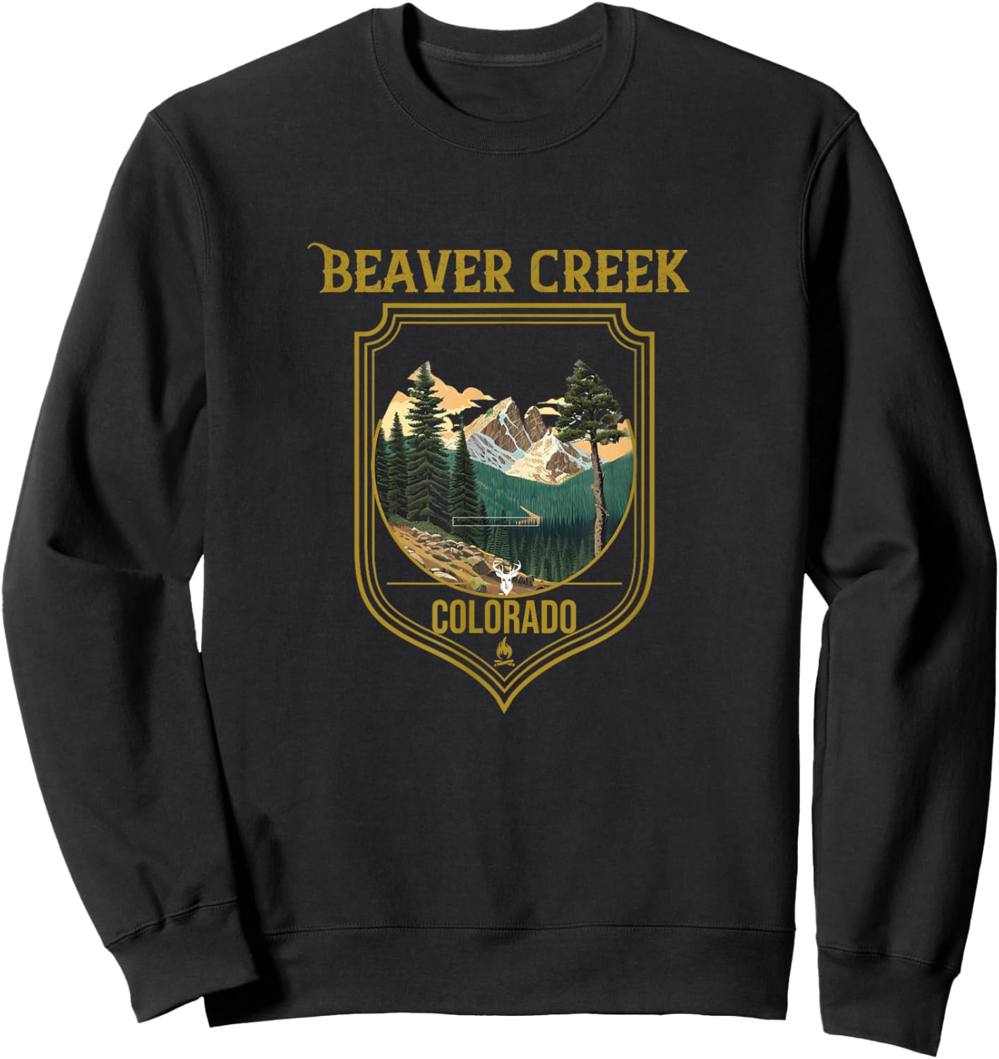 Beaver Creek Souvenir Apparel - Beaver Creek Hiking Sweatshirt - Sweatshirt | Black