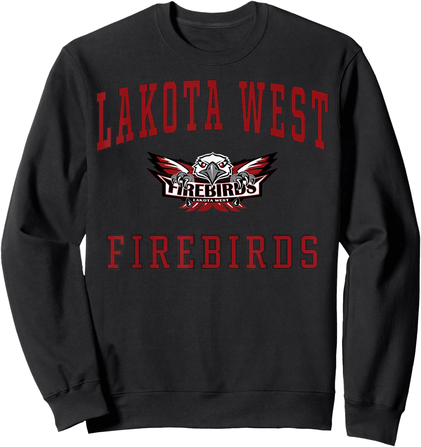 Lakota West High School Firebirds C1 Sweatshirt - Sweatshirt | Black