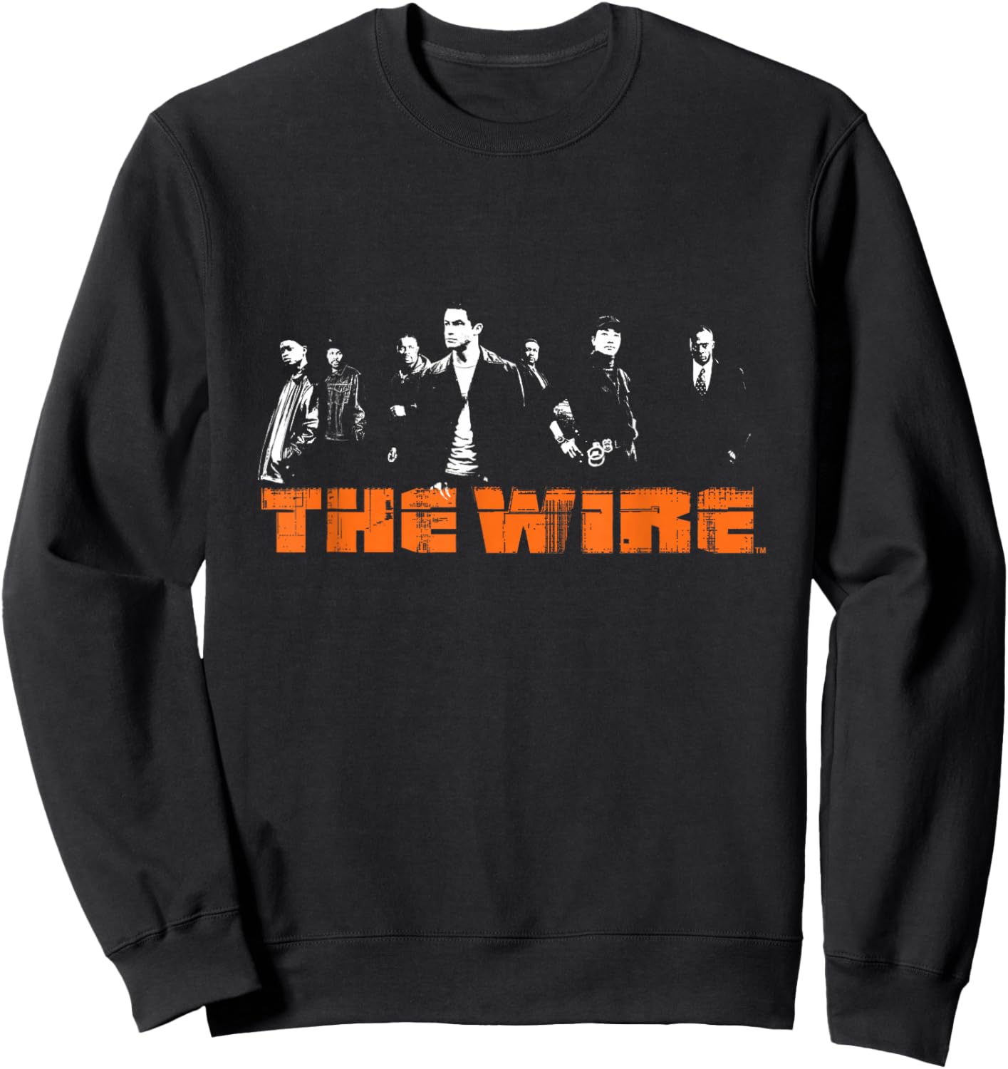Das ikonische Logo und die Cast-Grafik von The Wire PAPL14507 Sweatshirt - Sweatshirt | Black