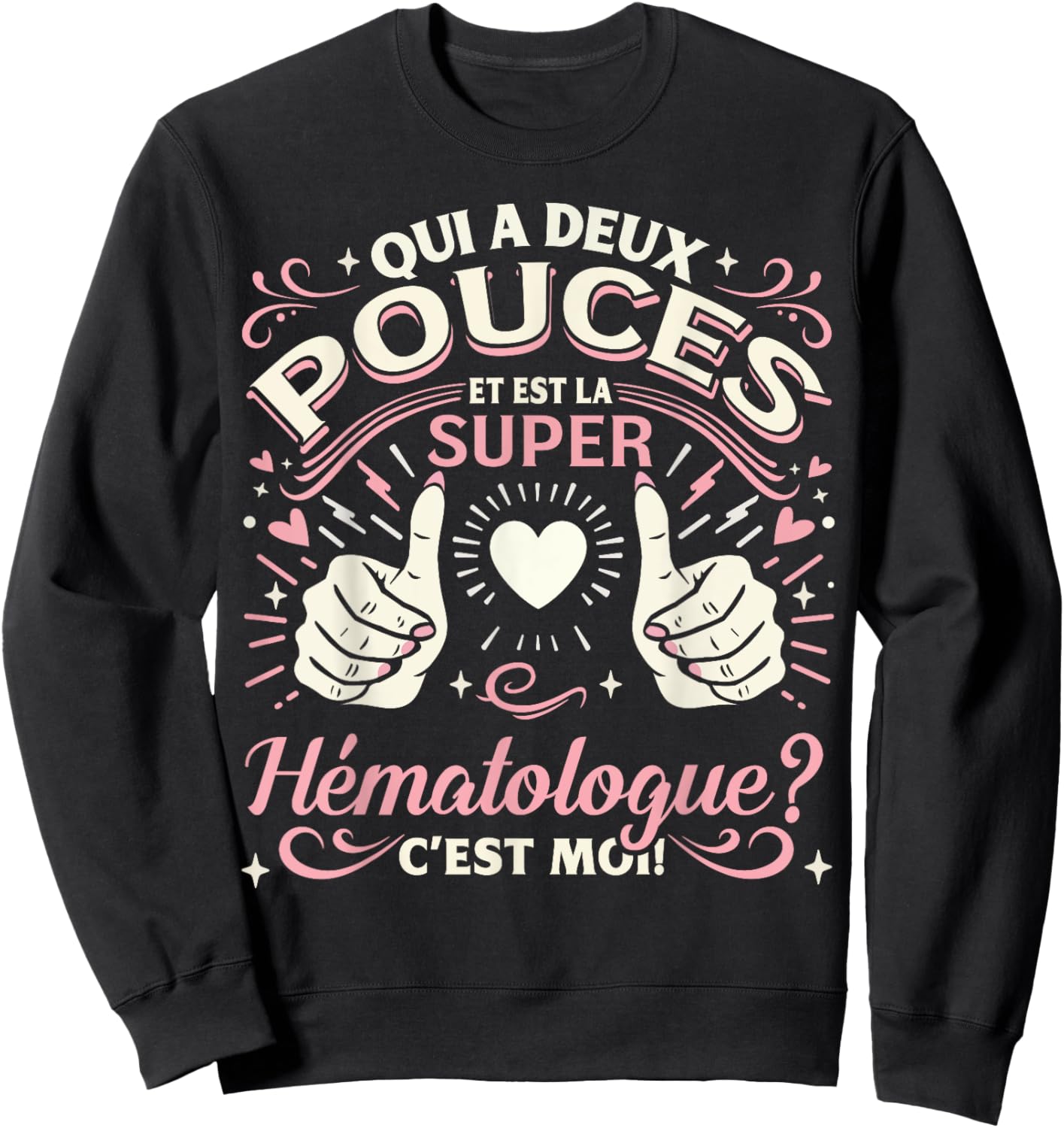 A Super Hematologist Gift Hematologist Hematology Sweatshirt - Sweatshirt | Black