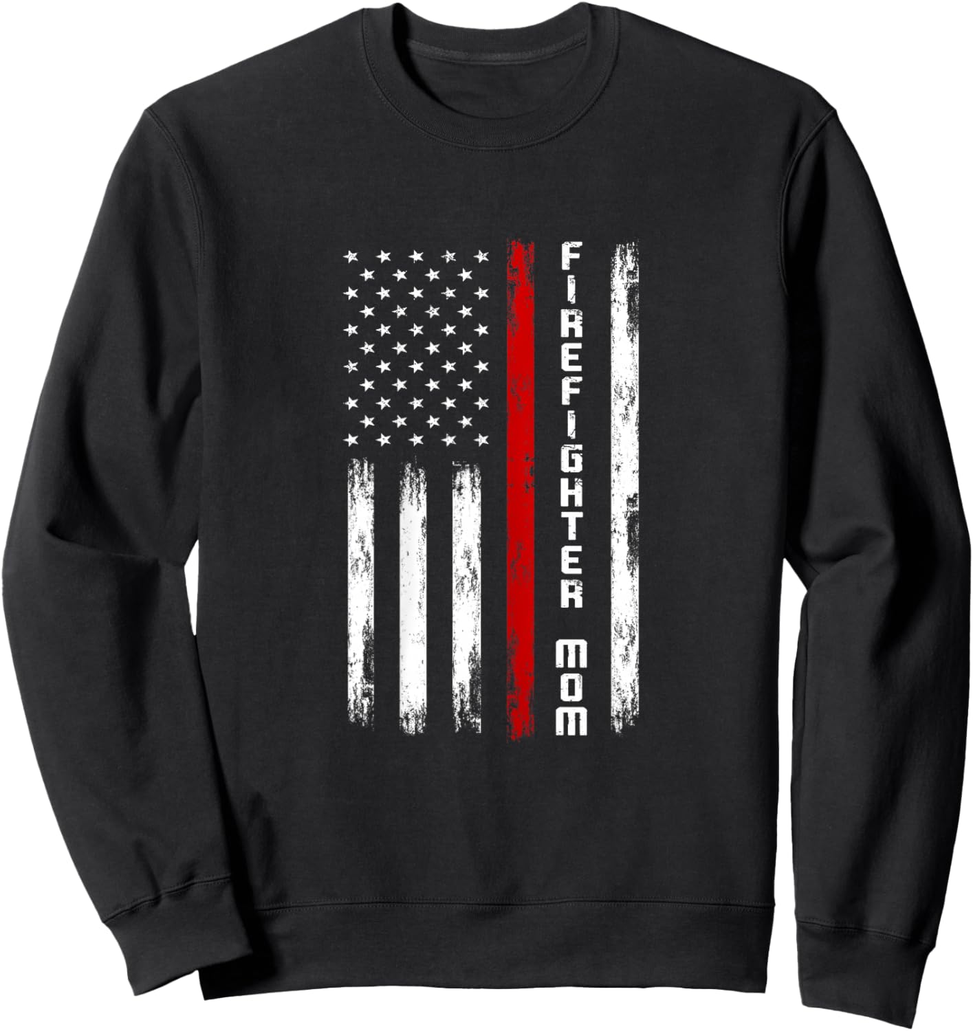 Firefighter Mom Firefighter Sweatshirt - Sweatshirt | Black