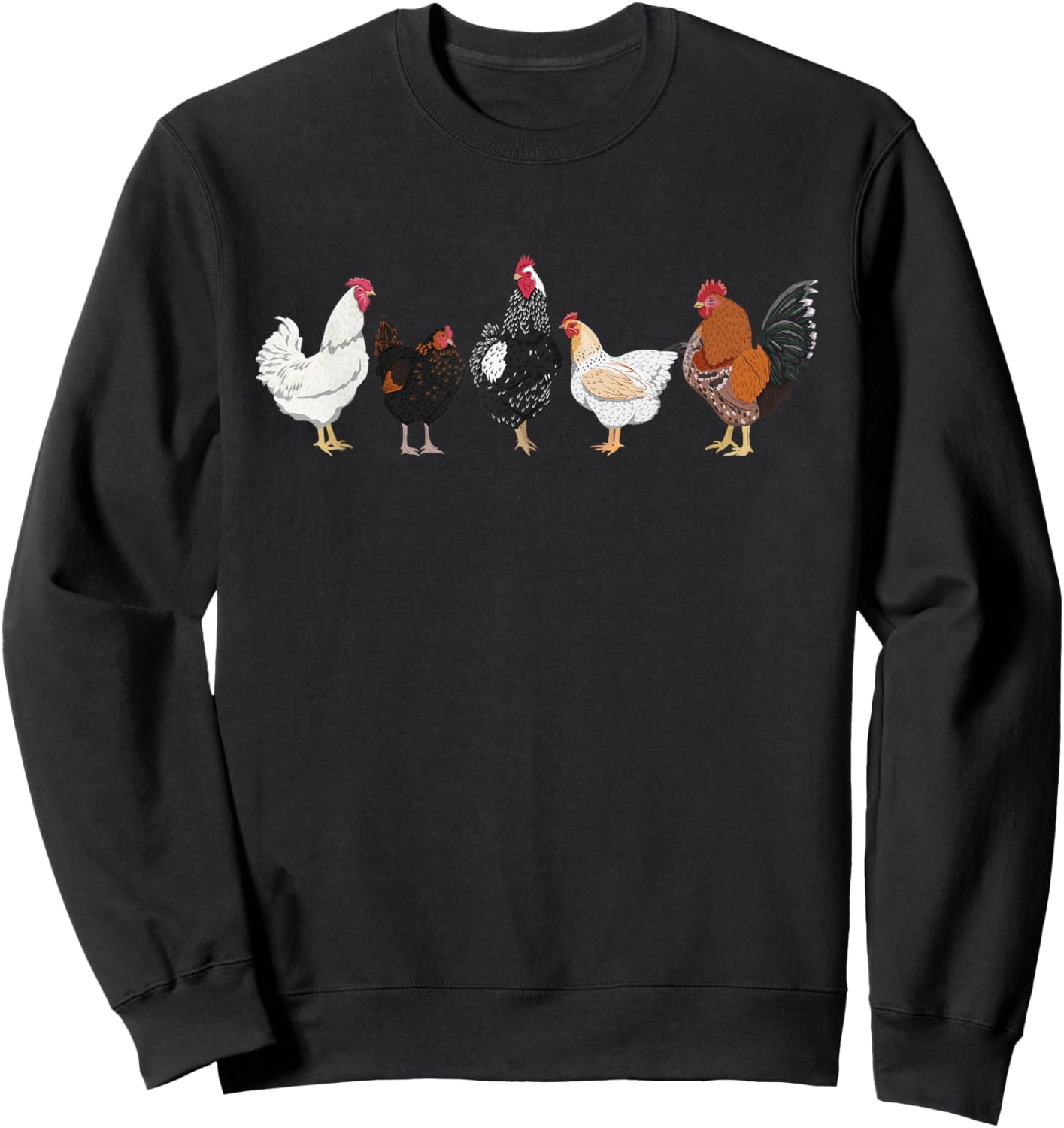 Farm Chickens - Chicken Lover Poultry Owner Rancher Farmer Sweatshirt - Sweatshirt | Black