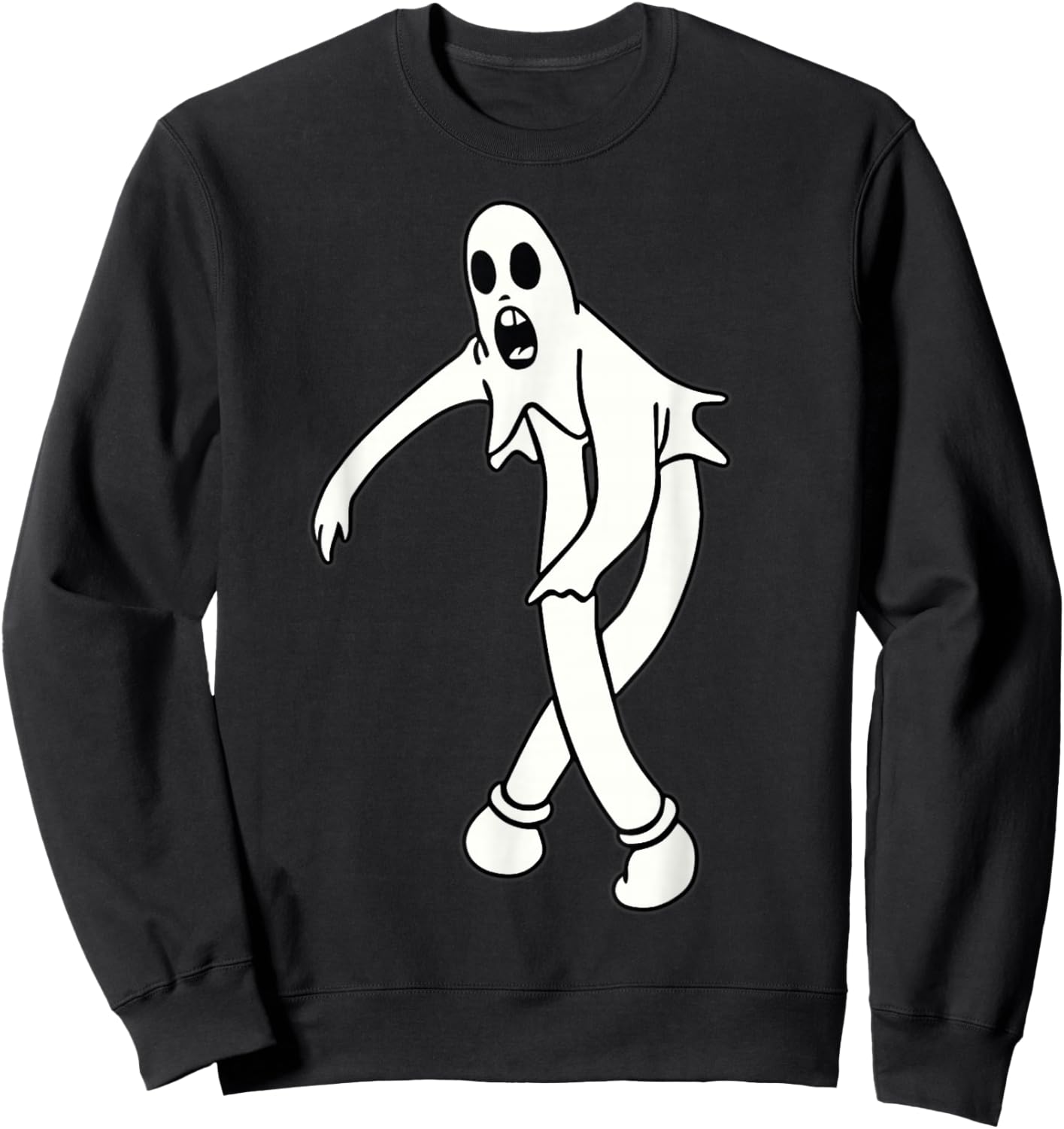 Koko the Clown Ghost Creeping Sweatshirt - Sweatshirt | Black