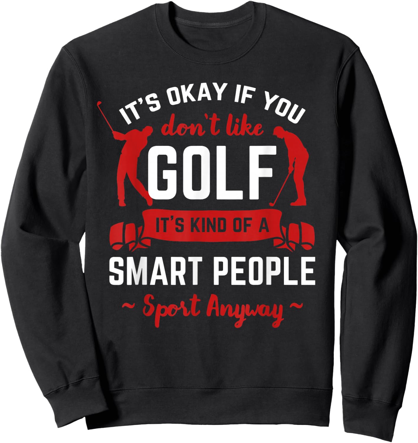 Golf Putter Golfer Bogey Golfing Birdie Eagle Par Gift Sweatshirt - Sweatshirt | Black