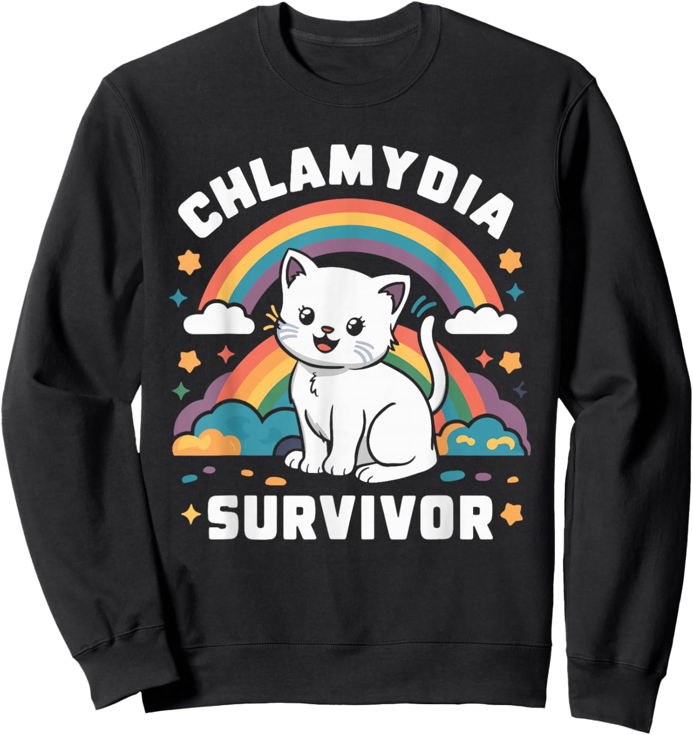 Chlamydia Survivor Sweatshirt - Sweatshirt | Black