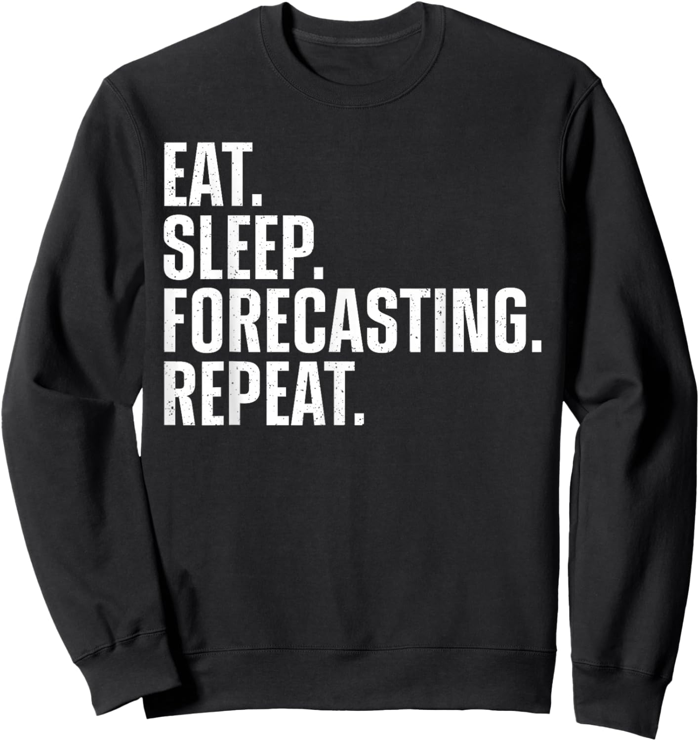 Best Weather Forecasting Art Women Cloud Meteorology Sweatshirt - Sweatshirt | Black