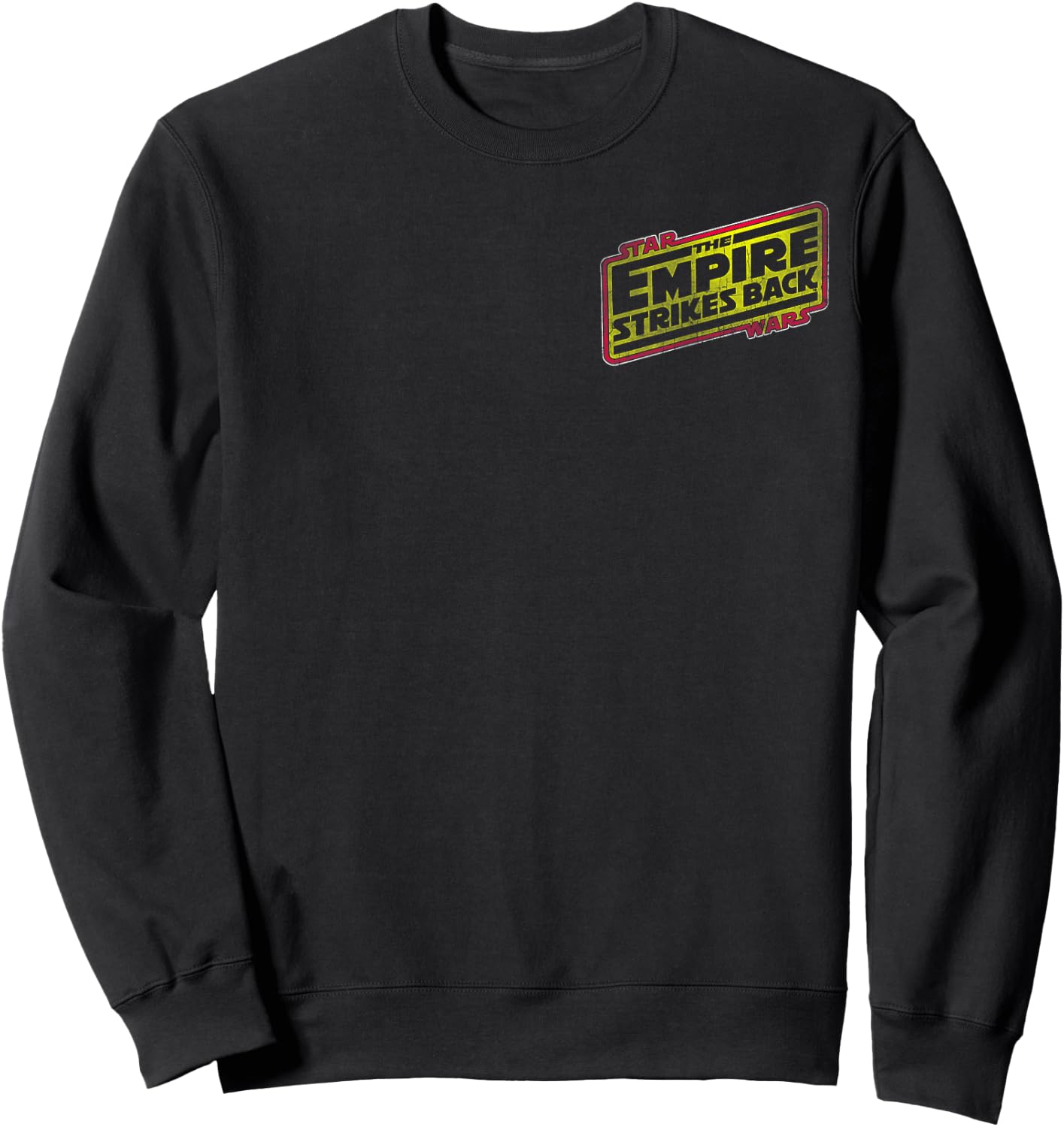 Star Wars The Empire Strikes Back Poster Vintage Sweatshirt - Sweatshirt | Black