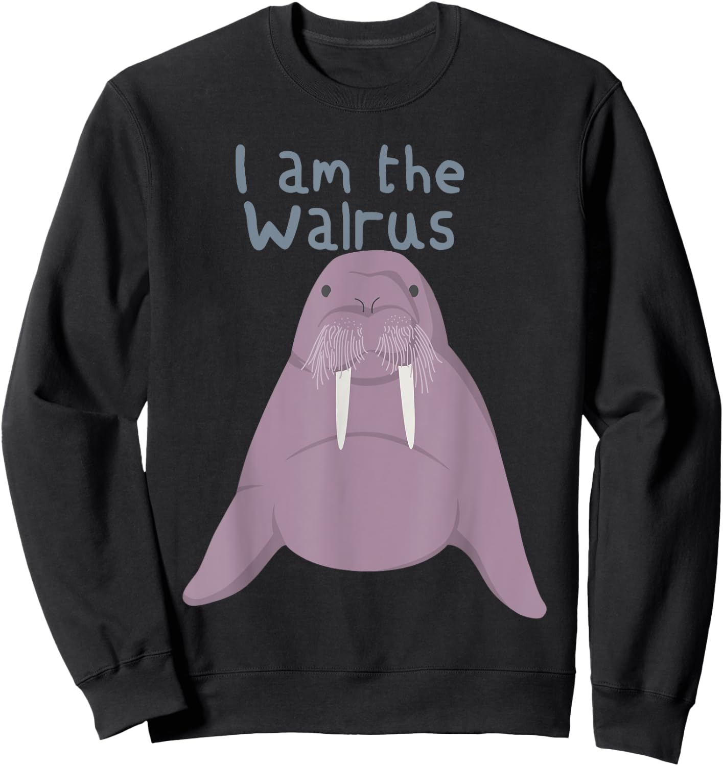 I Am The Walrus Sweatshirt - Sweatshirt | Black