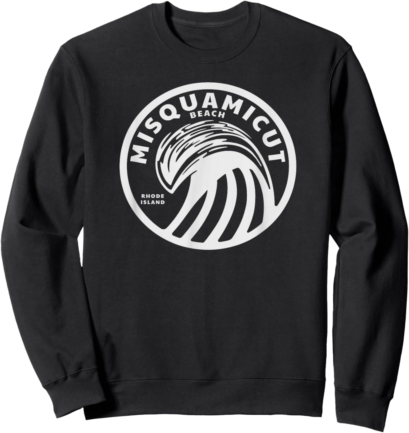 Misquamicut Rhode island Sweatshirt - Sweatshirt | Black