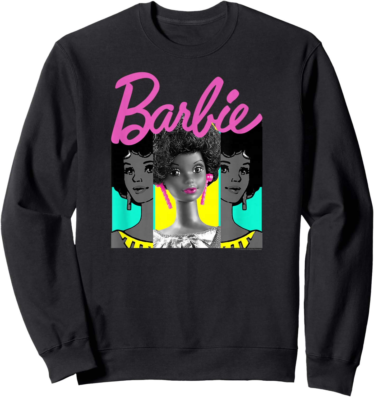 Barbie - Afro Barbie Trio Sweatshirt - Sweatshirt | Black