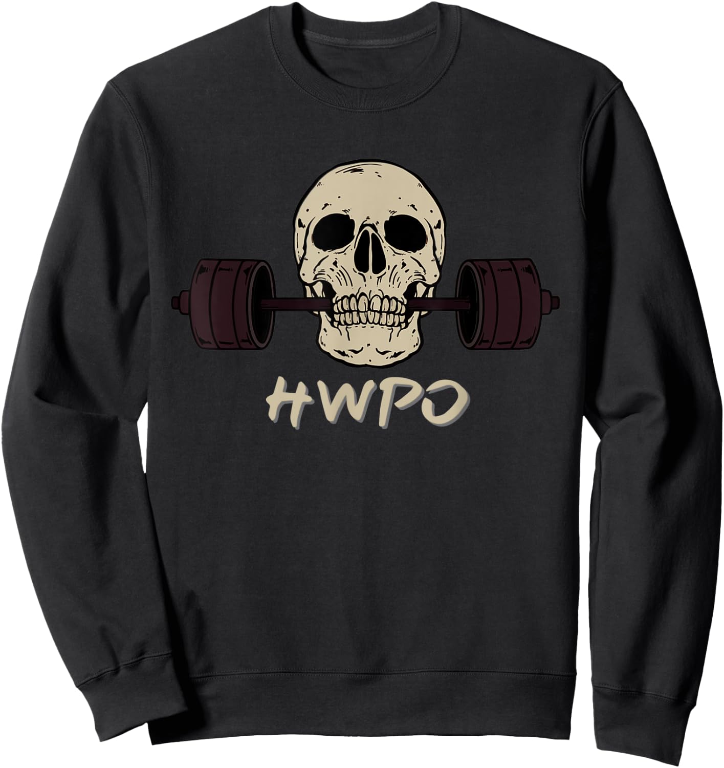 HWPO Hard Work Pays Off. Workout GYM Sweatshirt - Sweatshirt | Black