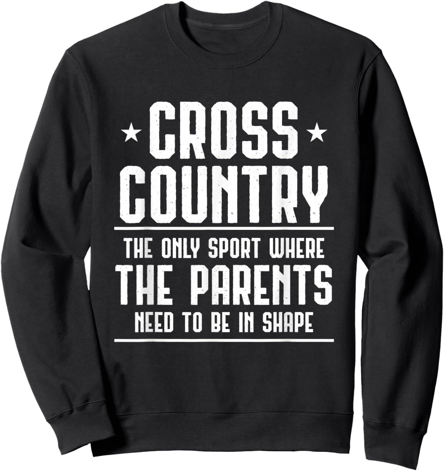Cross Country Parent Gifts for Running Jogging XC Runner Sweatshirt - Sweatshirt | Black