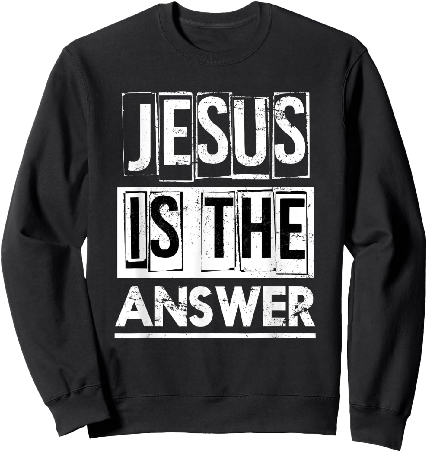 God Savior Devotee Christian Gift Jesus Sweatshirt - Sweatshirt | Black