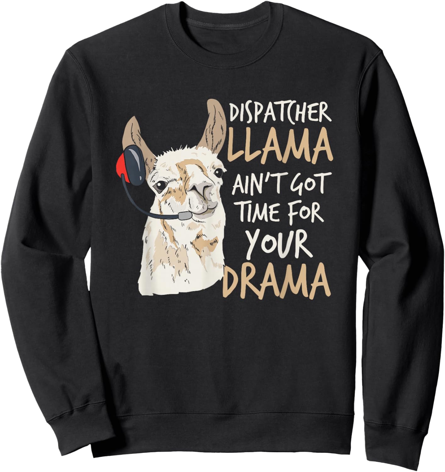 911 Dispatcher & 911 Operator Gift First-Responder Sweatshirt - Sweatshirt | Black