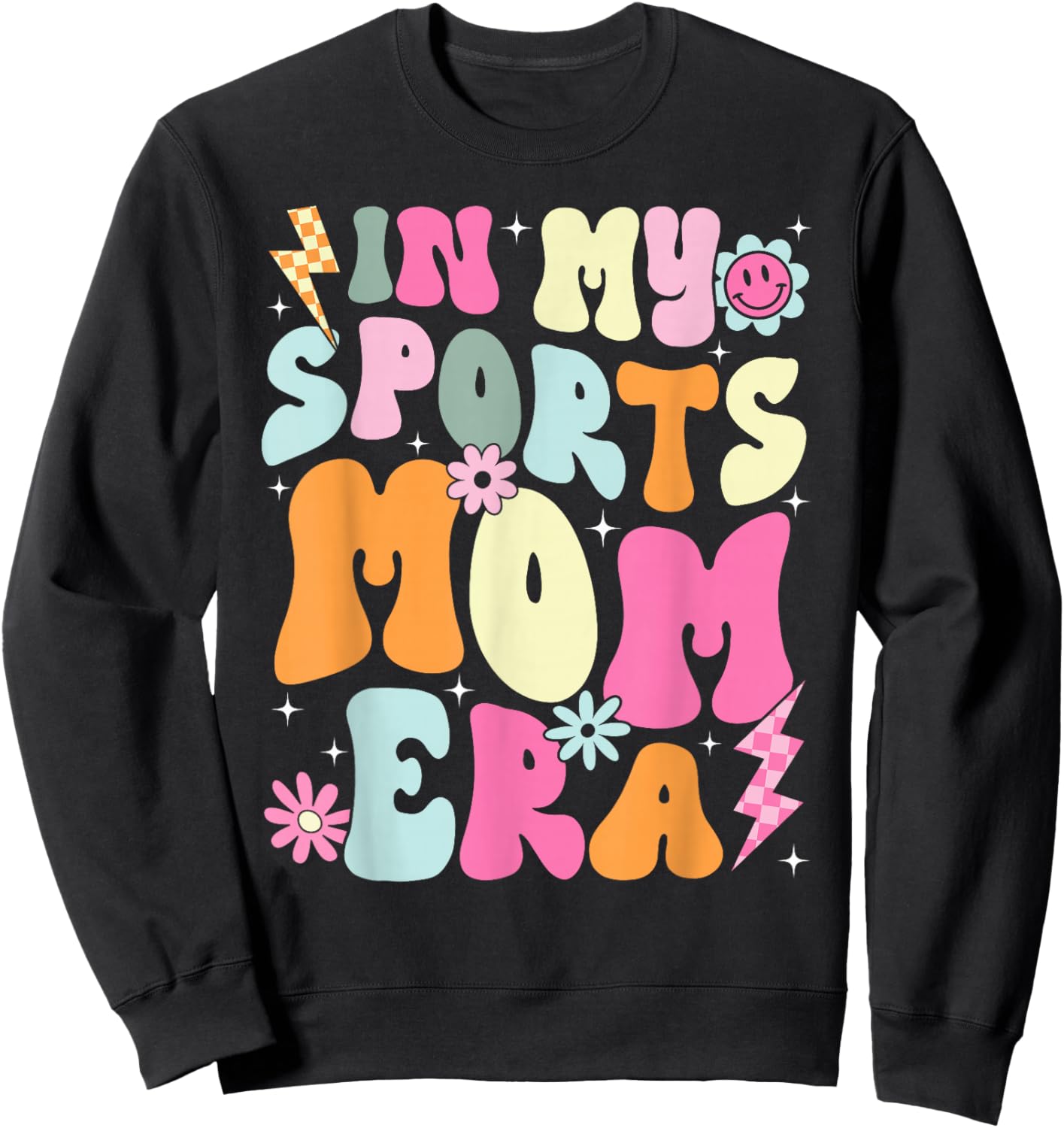 Sports Mom Era Sports Mom Life Kat In My Sports Mom Era Sports Mom Life Sports Lover Trendy Sweatshirt - Sweatshirt | Black