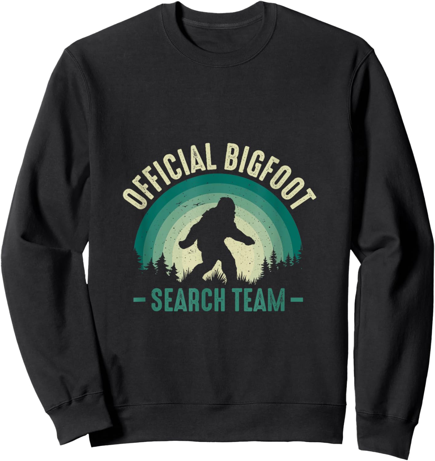 Official Bigfoot Search Team Sweatshirt - Sweatshirt | Black
