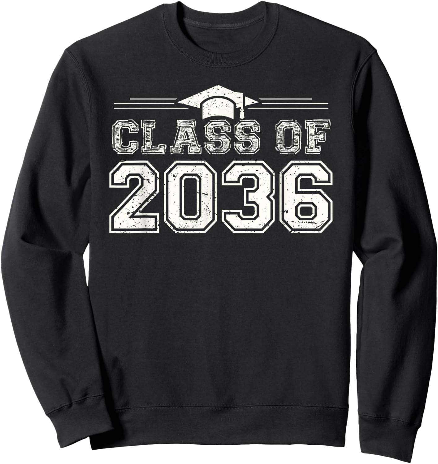 Class of 2036 Grow with me First Day of School Sweatshirt - Sweatshirt | Black