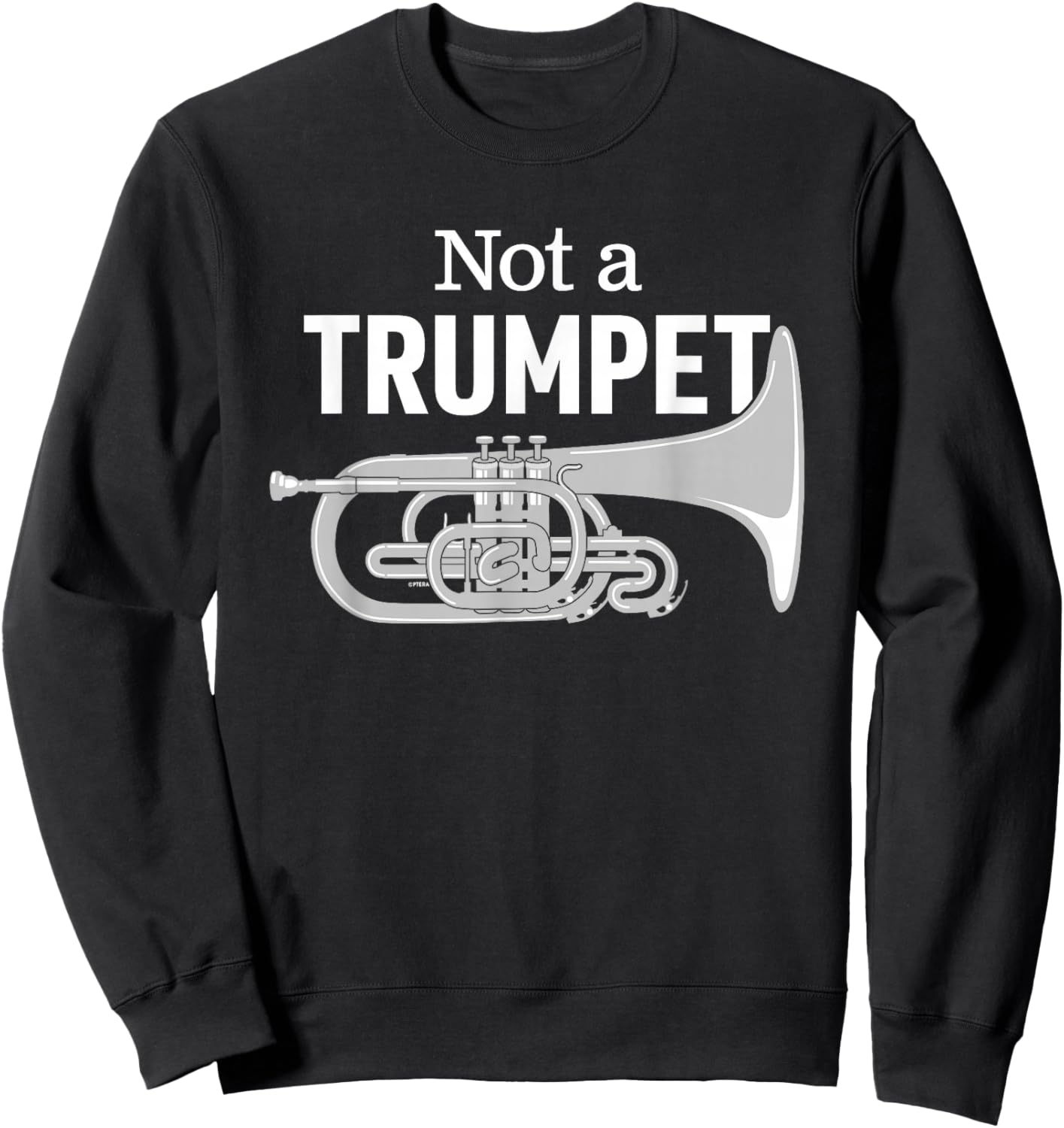 Marching Band Mellophonist Pride or Funny Mellophone Humor Sweatshirt - Sweatshirt | Black