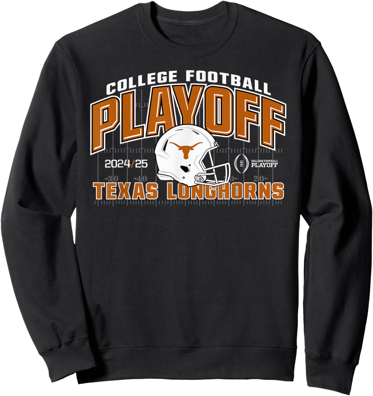 Texas Longhorns College Football Playoff CFP 2024-2025 Sweatshirt - Sweatshirt | Black