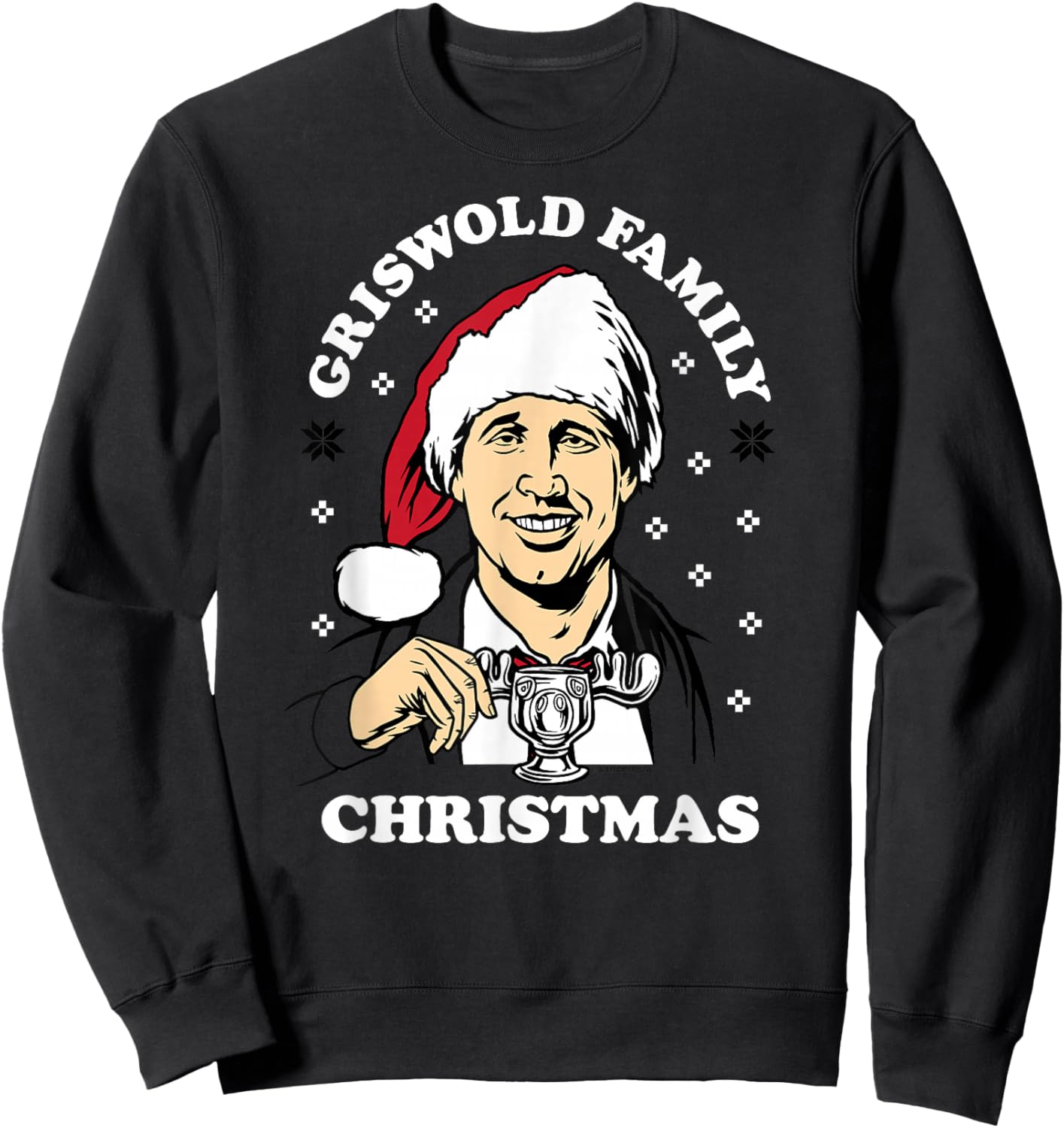 National Lampoon's Christmas Vacation - Moose Sweatshirt - Sweatshirt | Black