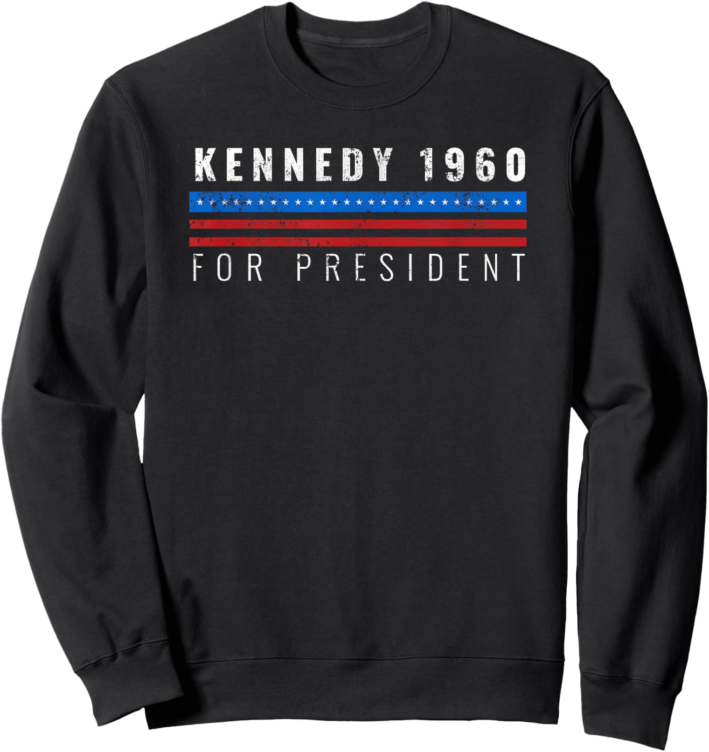 Retro Vintage JFK for President Kennedy 1960 Election Sweatshirt - Sweatshirt | Black