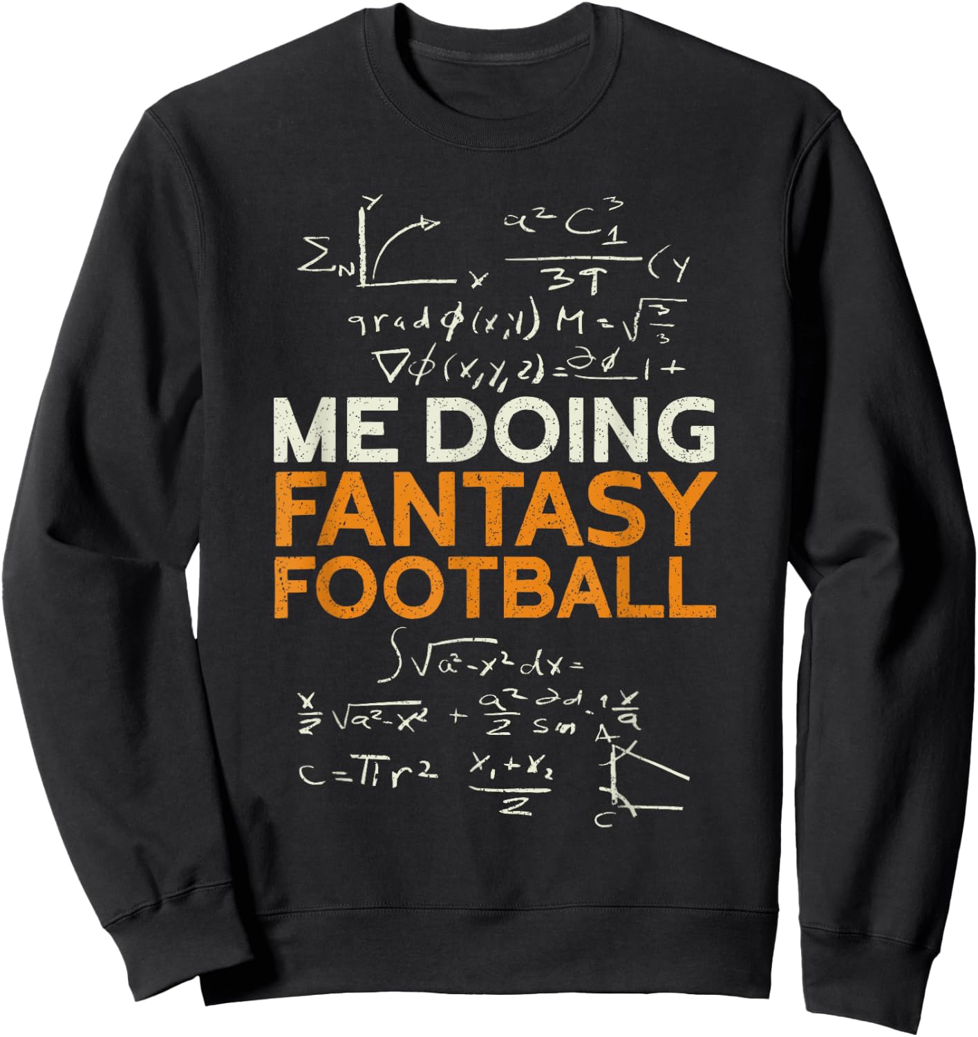 Me Doing Fantasy Football | Draft Day Funny Fantasy Football Sweatshirt - Sweatshirt | Black