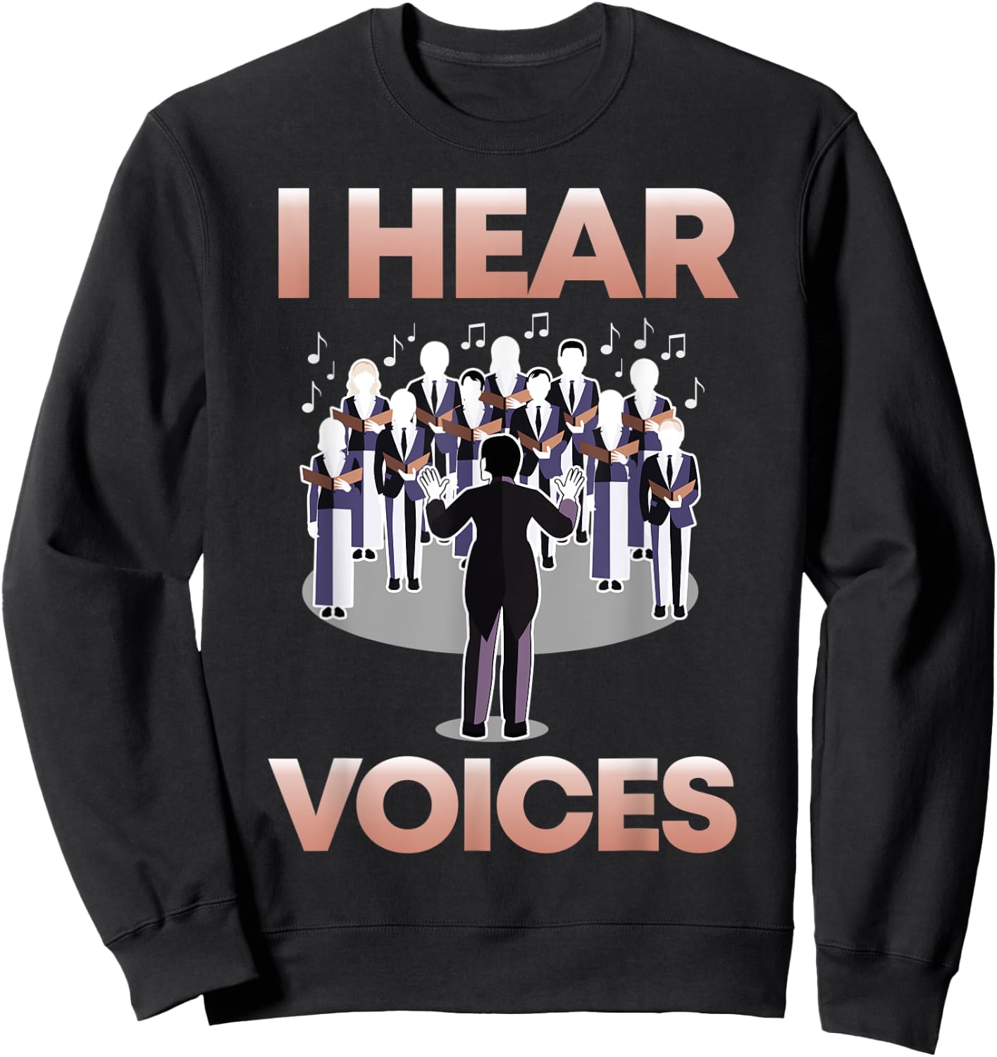 Choir Teacher I Choir I I Hear Voices Composer Women Kids Sweatshirt - Sweatshirt | Black
