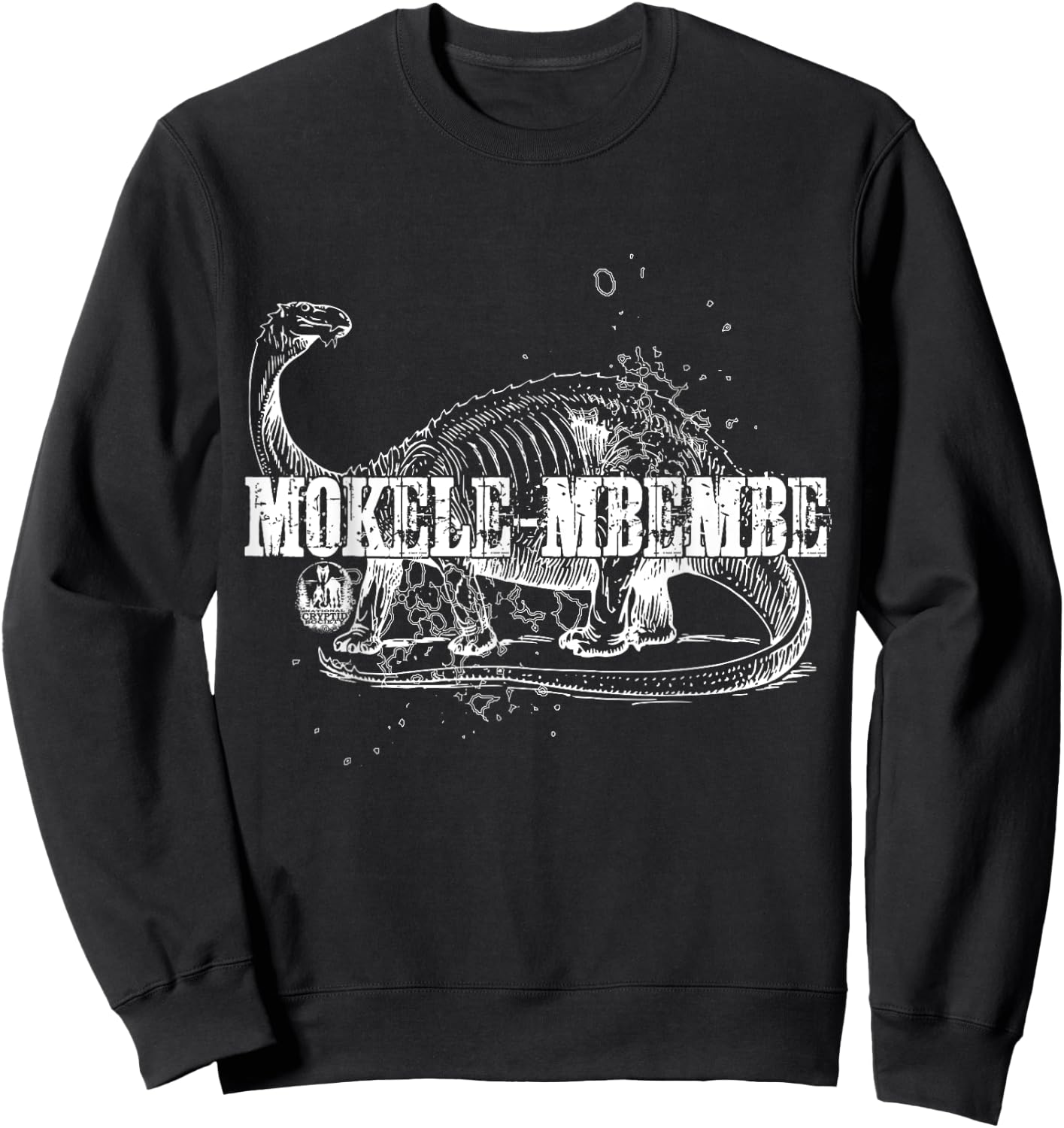 Mokele Mbembe The Living Dinosaur of Africa Monster Cryptid Sweatshirt - Sweatshirt | Black