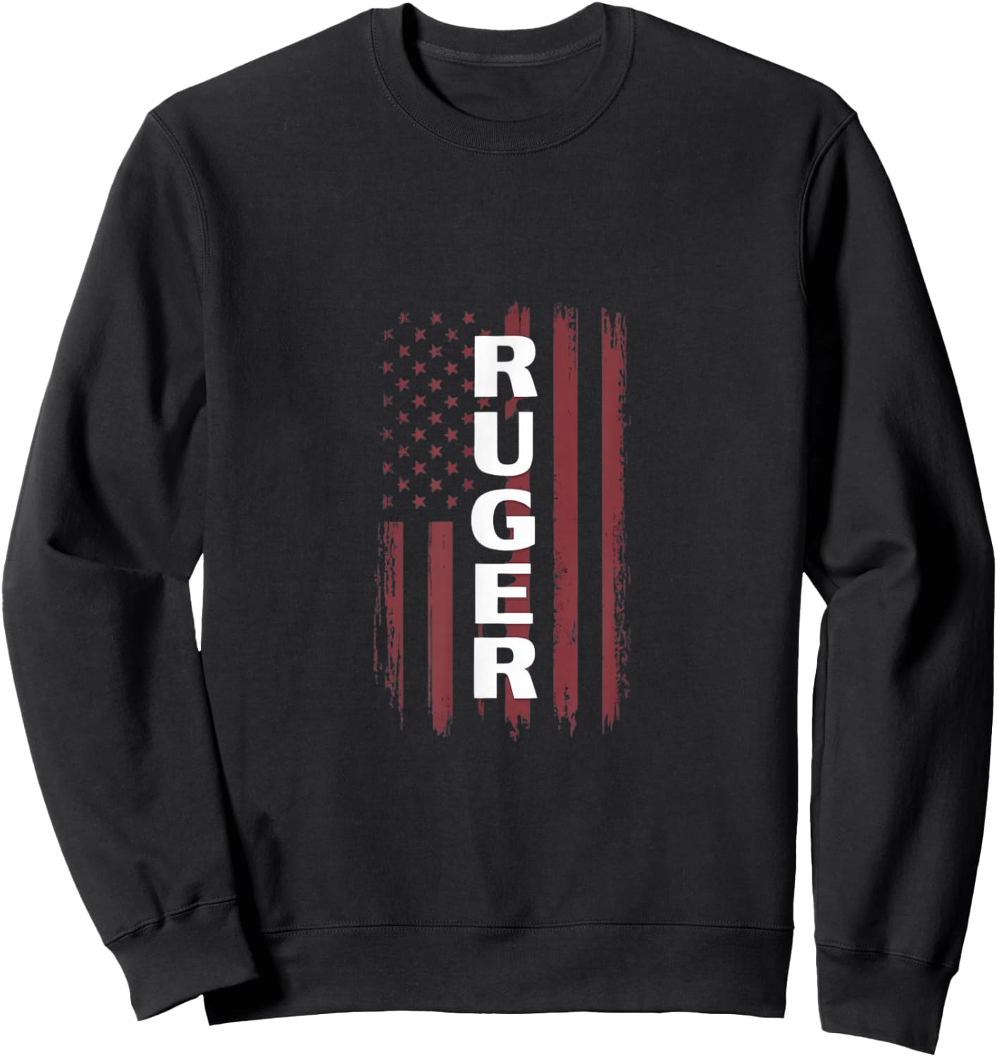 Ruger Family American Flag Sweatshirt - Sweatshirt | Black