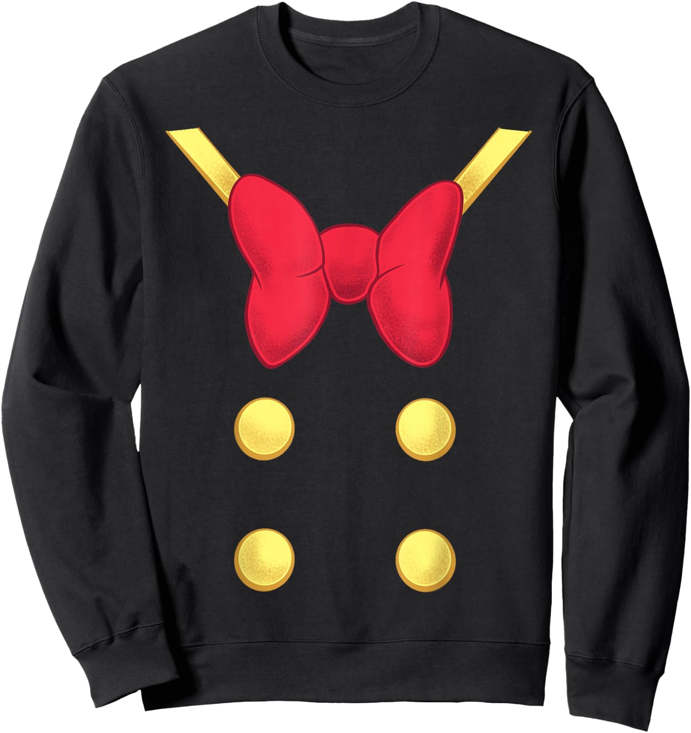 Disney Mickey and Friends Halloween Donald Duck Costume Small Sweatshirt - Sweatshirt | Black