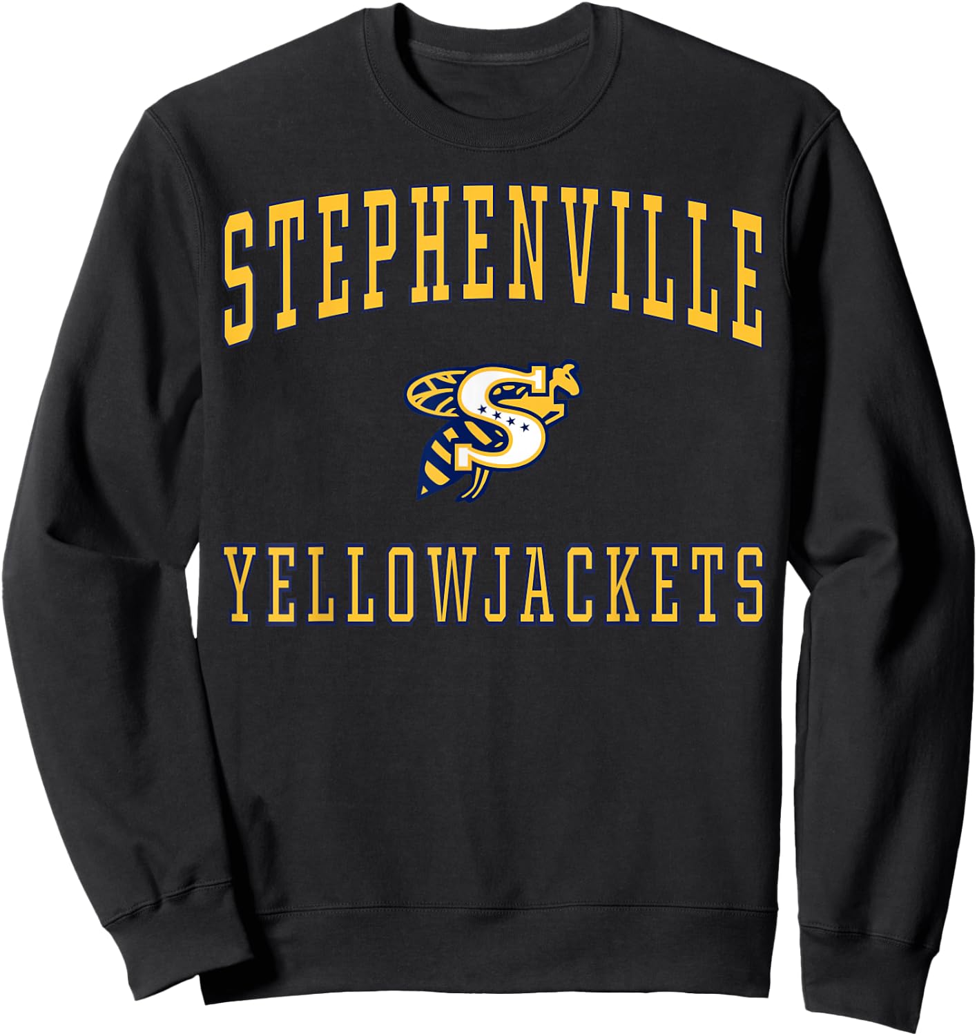 Stephenville High School Yellowjackets C1 Sweatshirt - Sweatshirt | Black