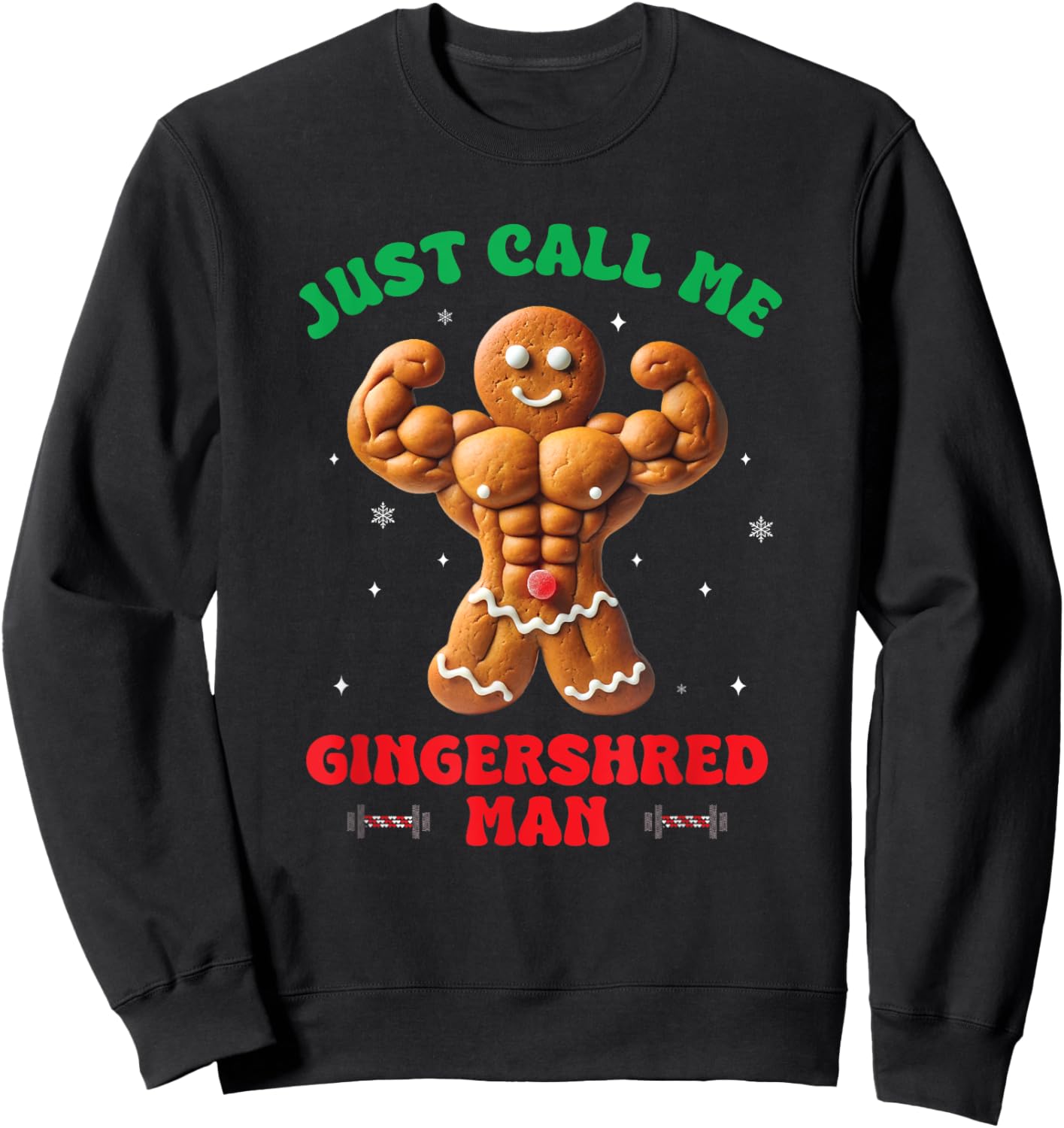 Just Call Me the Gingershred Man Workout Funny Gifts Men Sweatshirt - Sweatshirt | Black