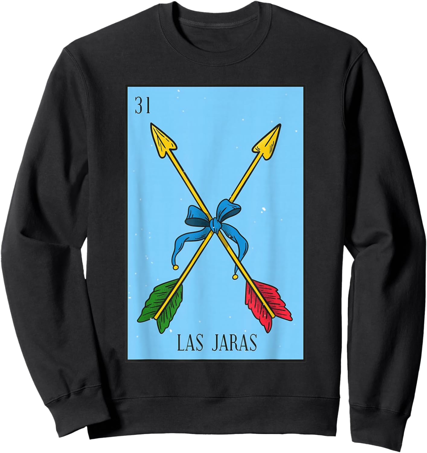 las jaras Mexican Lottery culture Sweatshirt - Sweatshirt | Black