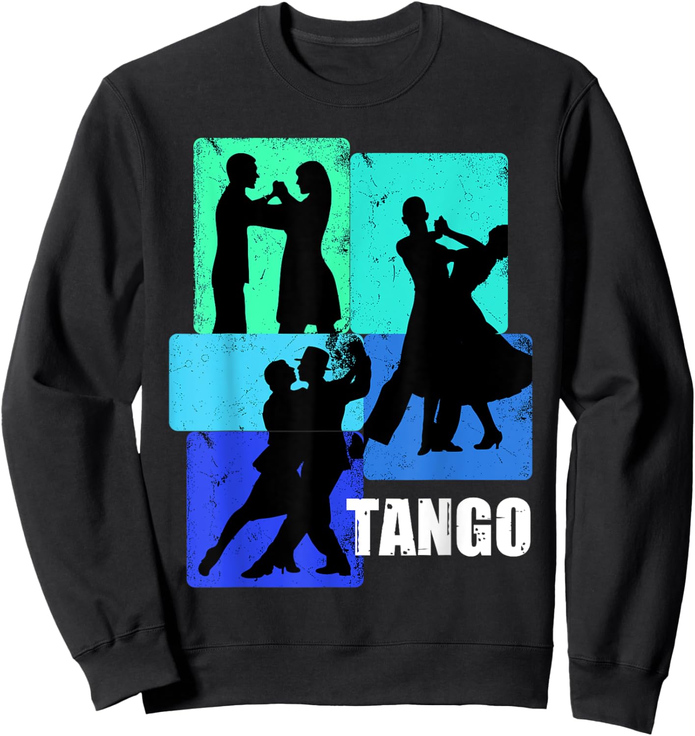 Tango Dancing for Tango Dancer | Retro Tango Sweatshirt - Sweatshirt | Black