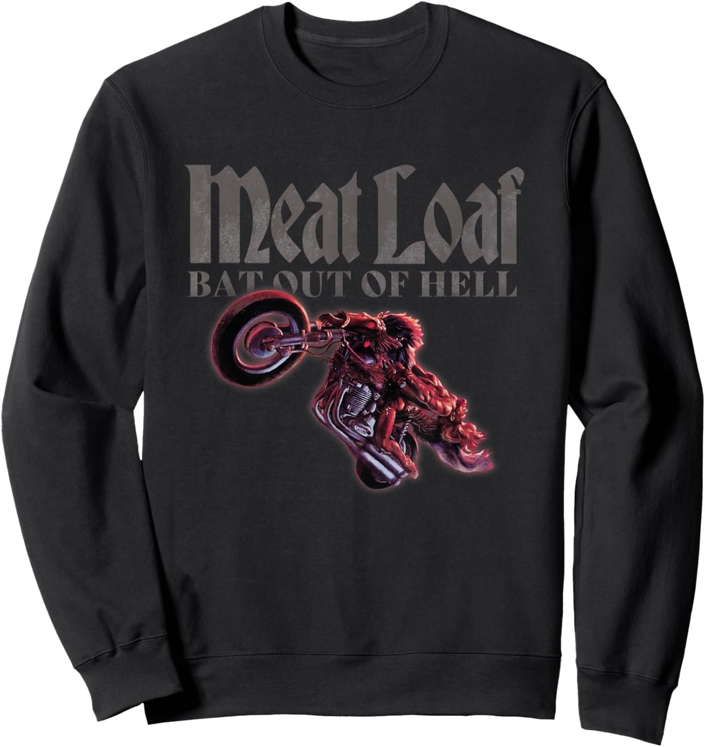 Meat Loaf Bat Out of Hell Bike Sweatshirt - Sweatshirt | Black