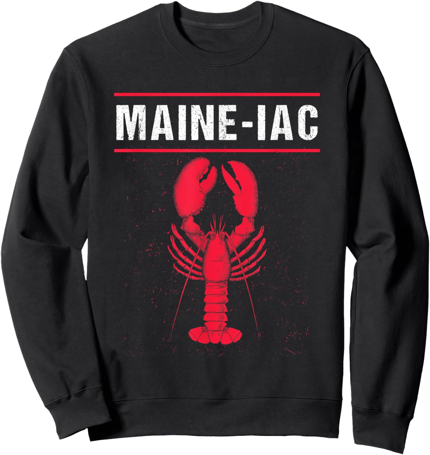 Maine-IAC Lobster Fishing Trip Lobstering Fisherman Sweatshirt - Sweatshirt | Black