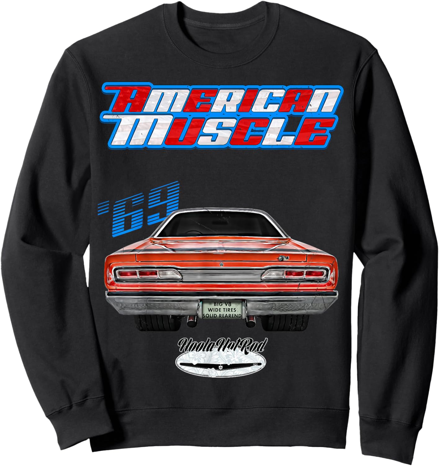1969 Super Bee,Coronet 500,Hot Rod,Muscle Car,Magnum,Wedge Sweatshirt - Sweatshirt | Black