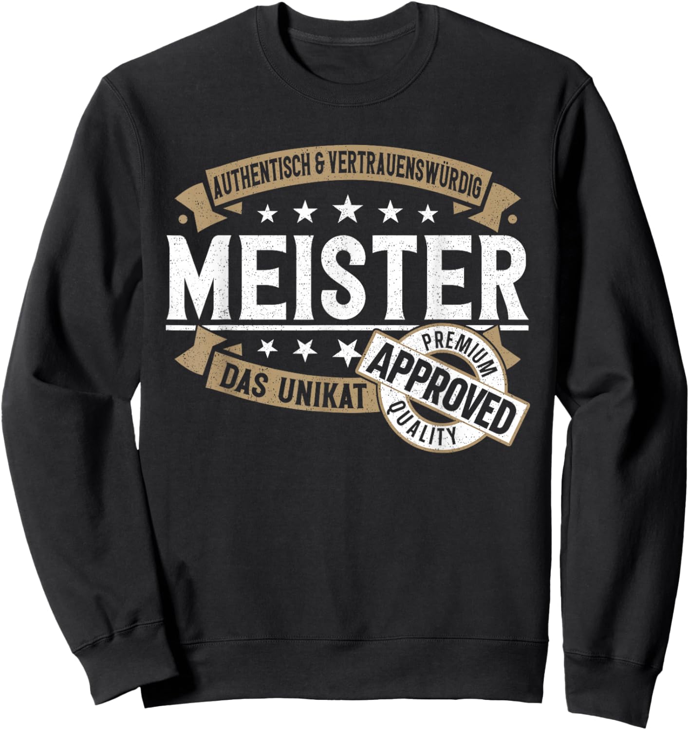 Meister - Meisterprüfung bestanden - Handwerk Sweatshirt - Sweatshirt | Black