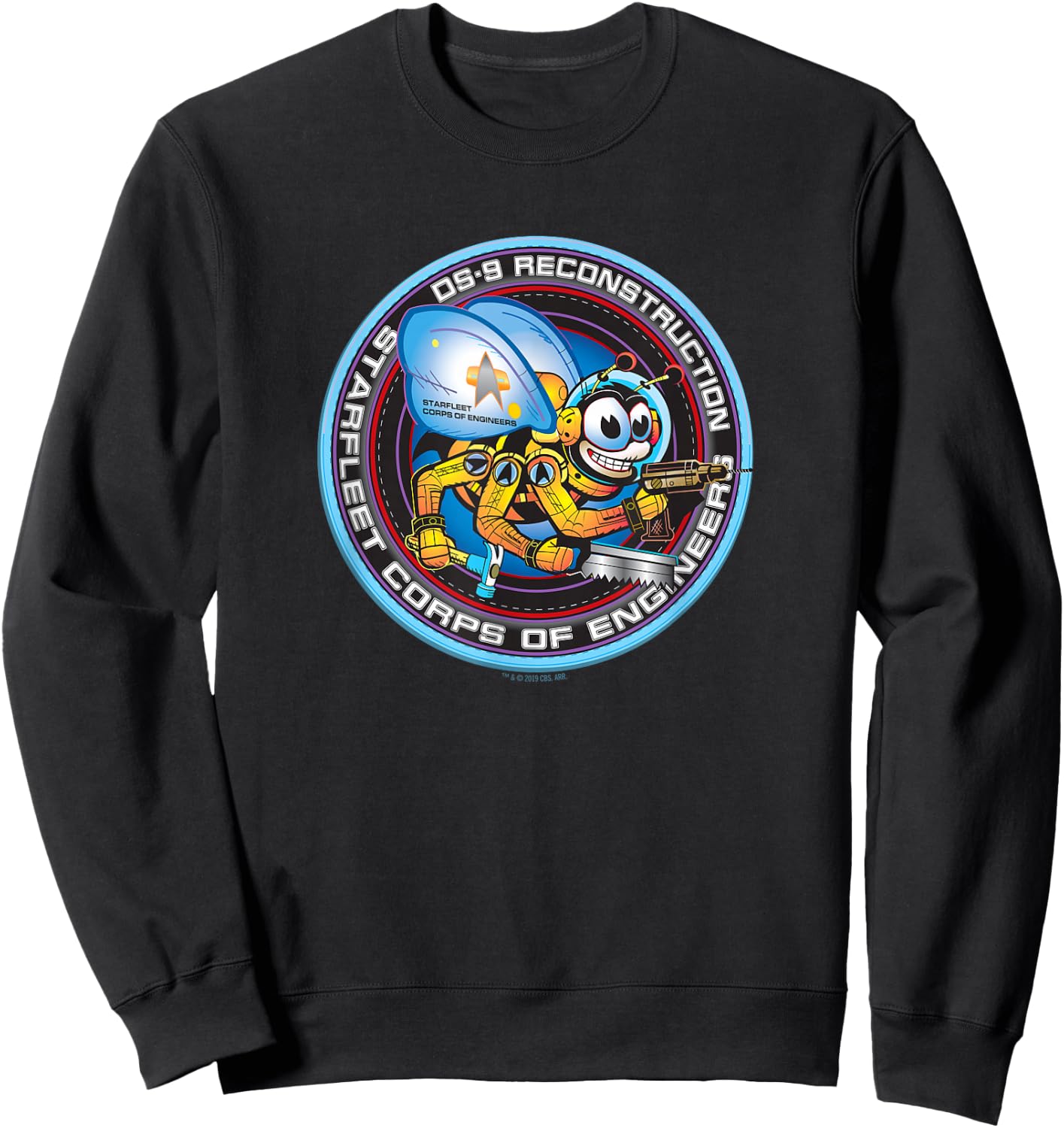 Star Trek: Deep Space Nine Starfleet Corps Of Engineers Sweatshirt - Sweatshirt | Black