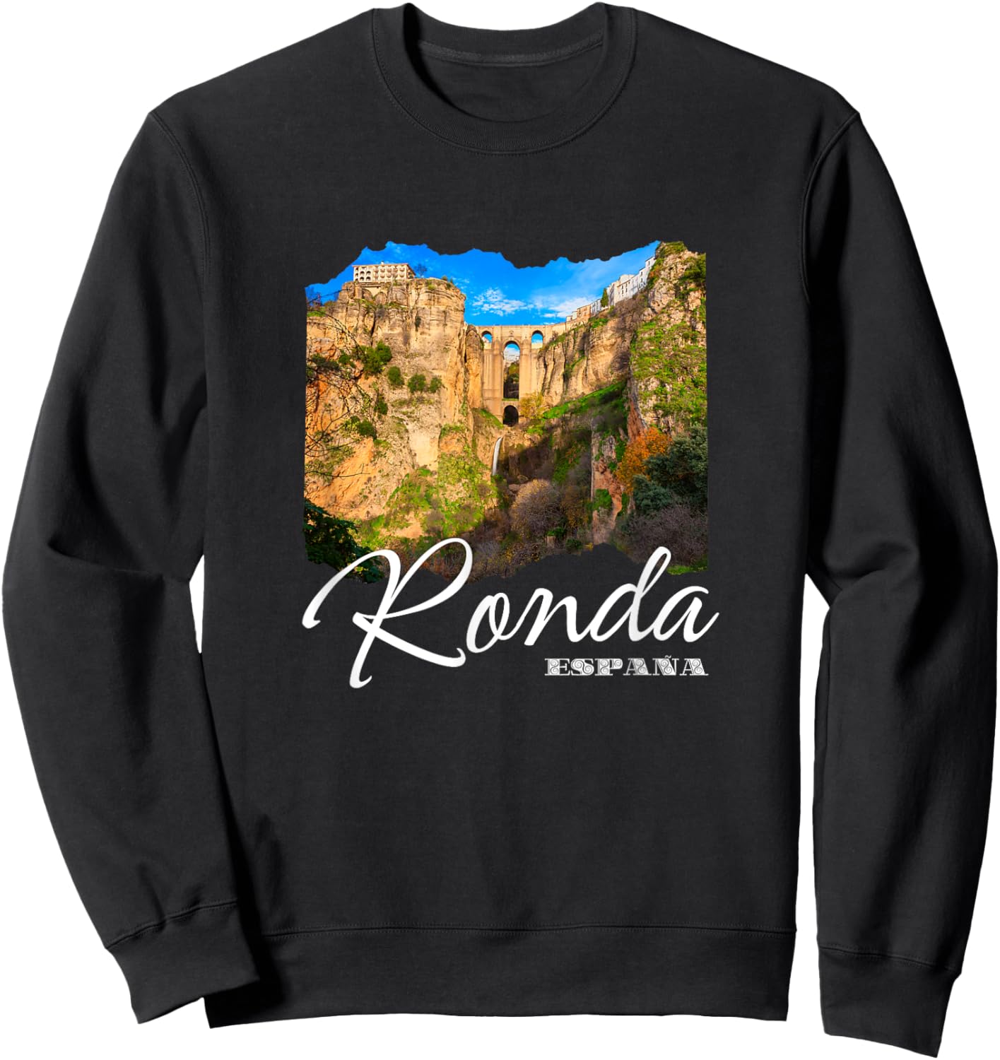 Ronda Spain Souvenir / Ronda Sweatshirt - Sweatshirt | Black