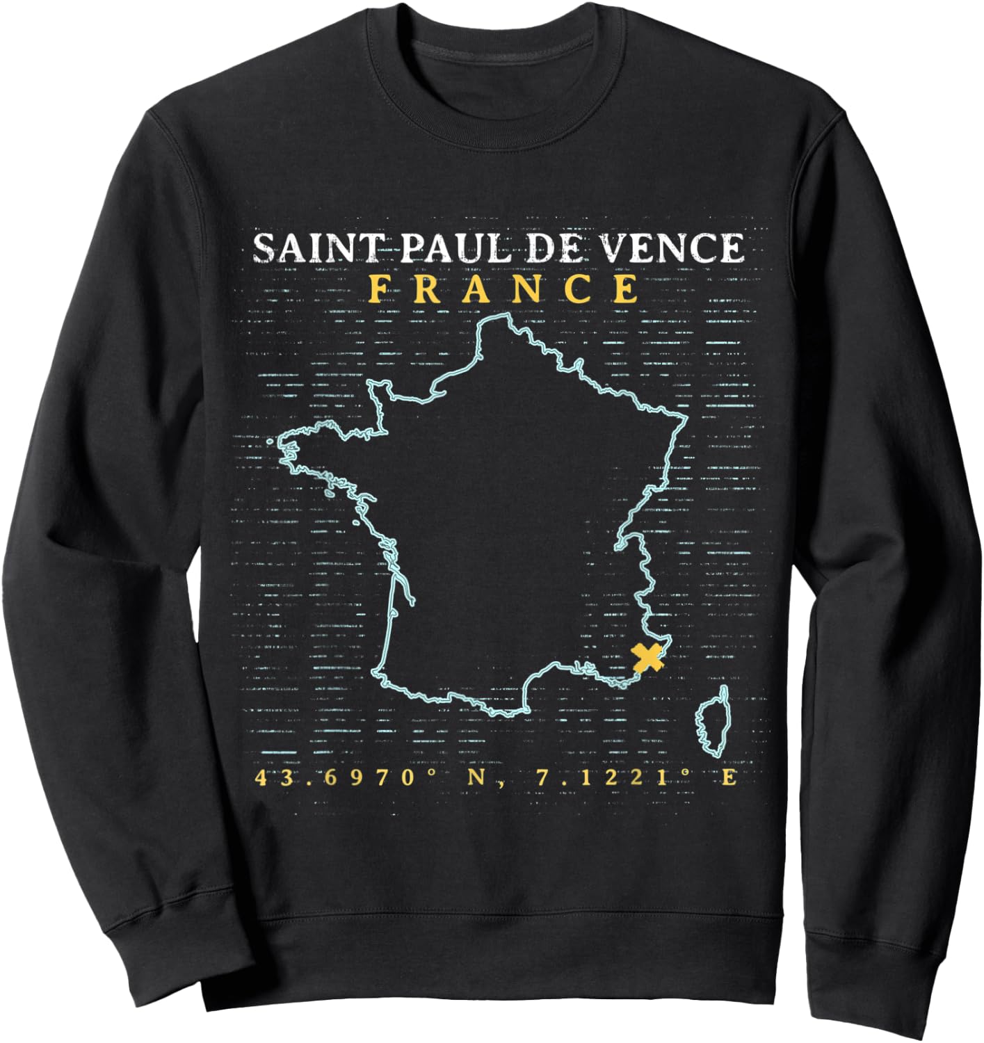 France Saint Paul de Vence Sweatshirt - Sweatshirt | Black