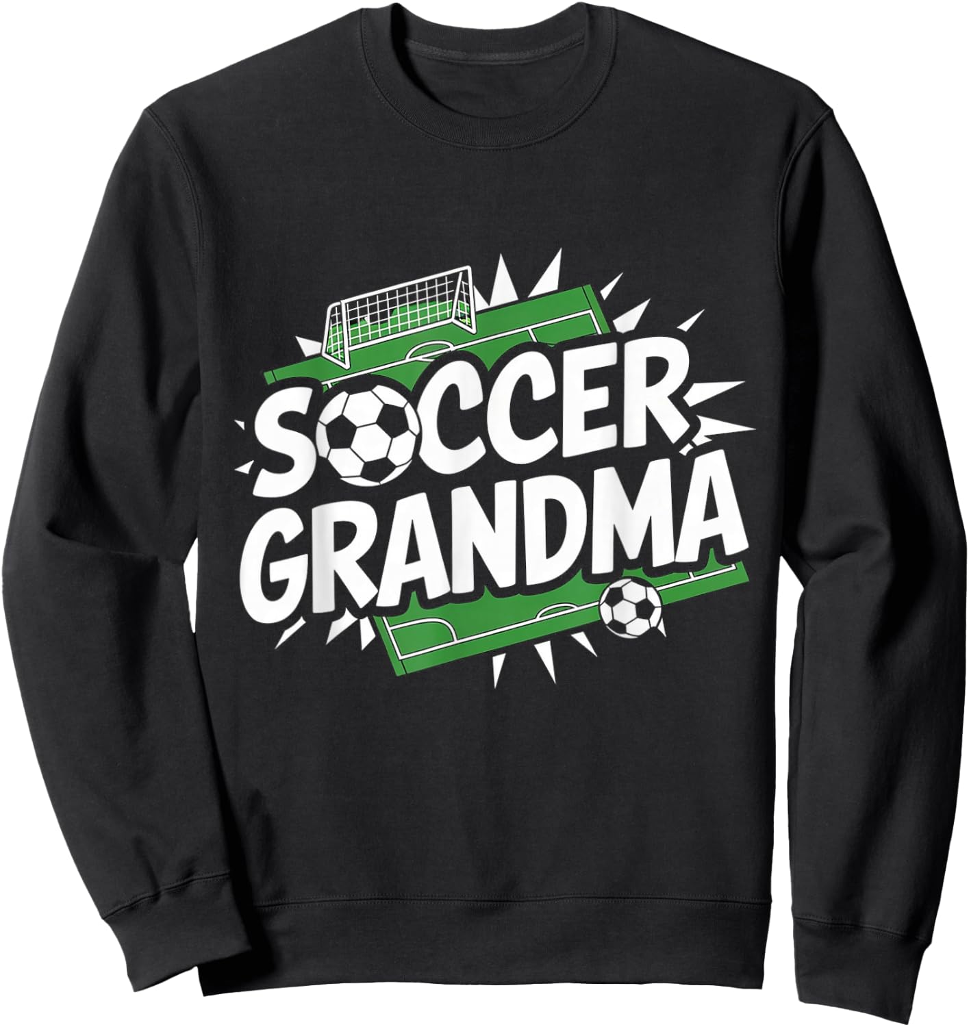 Football Grandma Sweatshirt - Sweatshirt | Black
