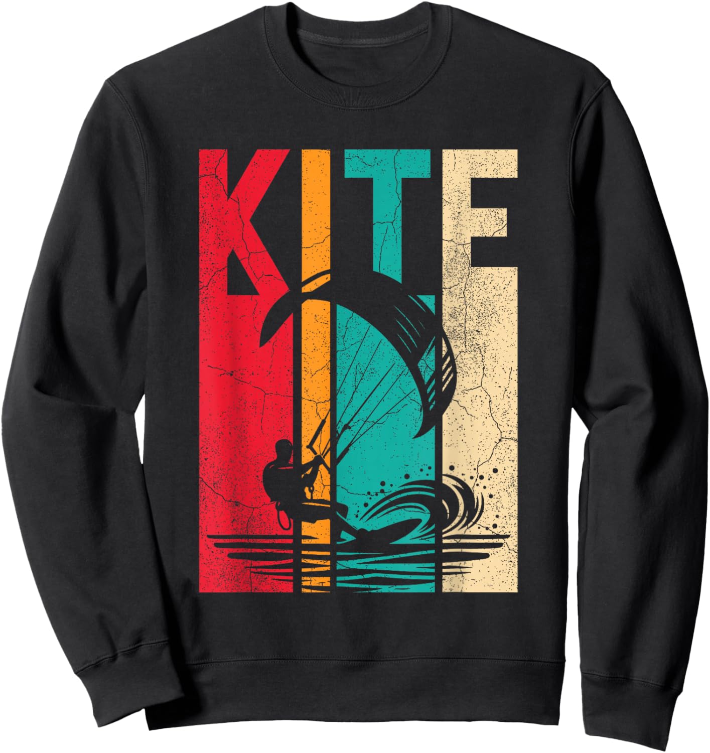 Kiteboarding Kitesurfen Sweatshirt - Sweatshirt | Black