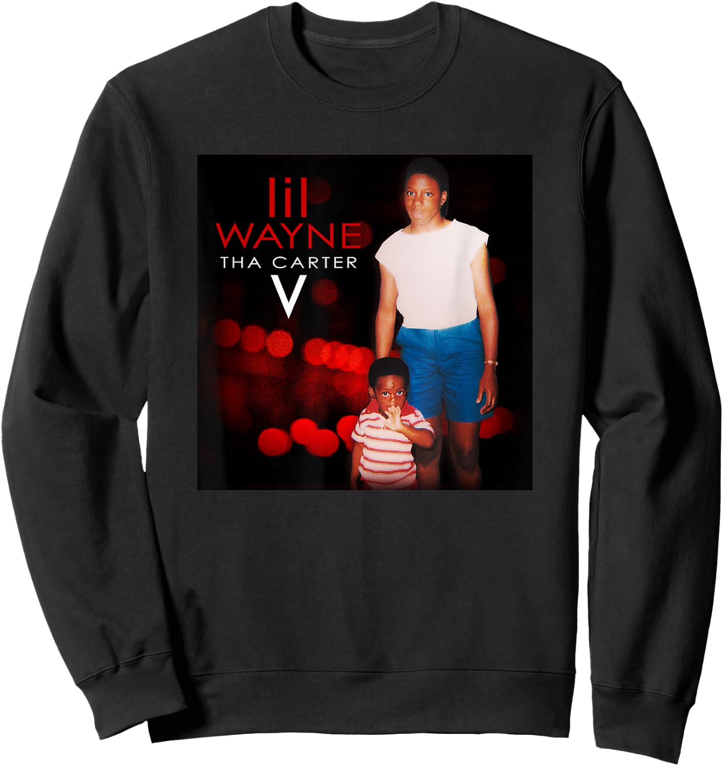 Lil Wayne The Carter V Photo Small Sweatshirt - Sweatshirt | Black